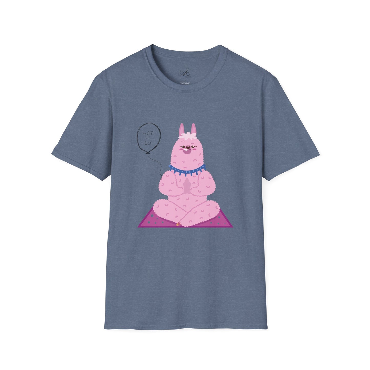 ✨ Let your outfit reflect your inner peace. Meditating Bunny T-Shirt, Softstyle Tee for Relaxation, Chill Vibes Apparel, Perfect Gift for Yoga Lovers, Cute Animal Graphic Tee