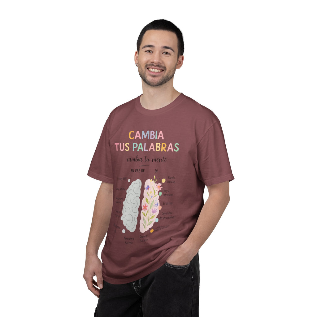 Cambia Tus Palabras Floral Positivity T-Shirt