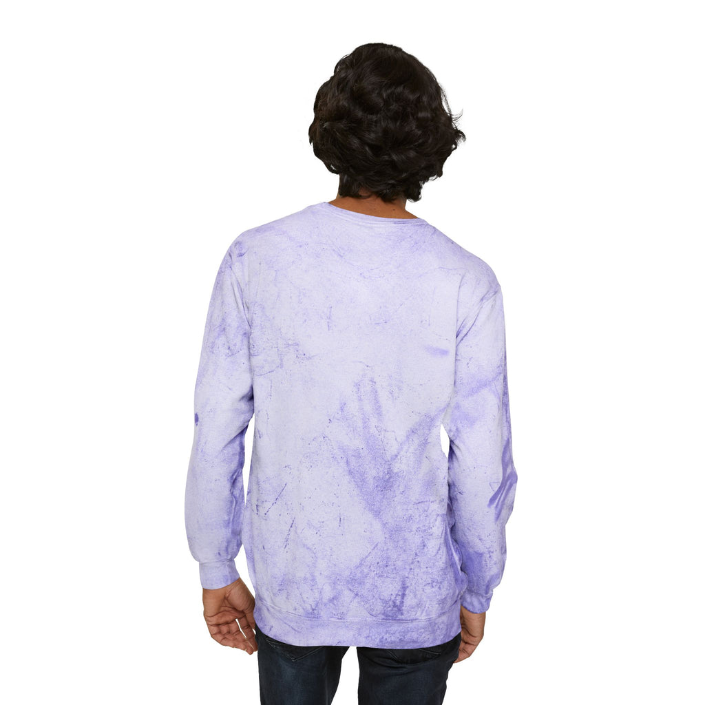 Autism Awareness & Pride Collection Mama Color Blast Crewneck Sweatshirt - Unisex Tie-Dye Style
