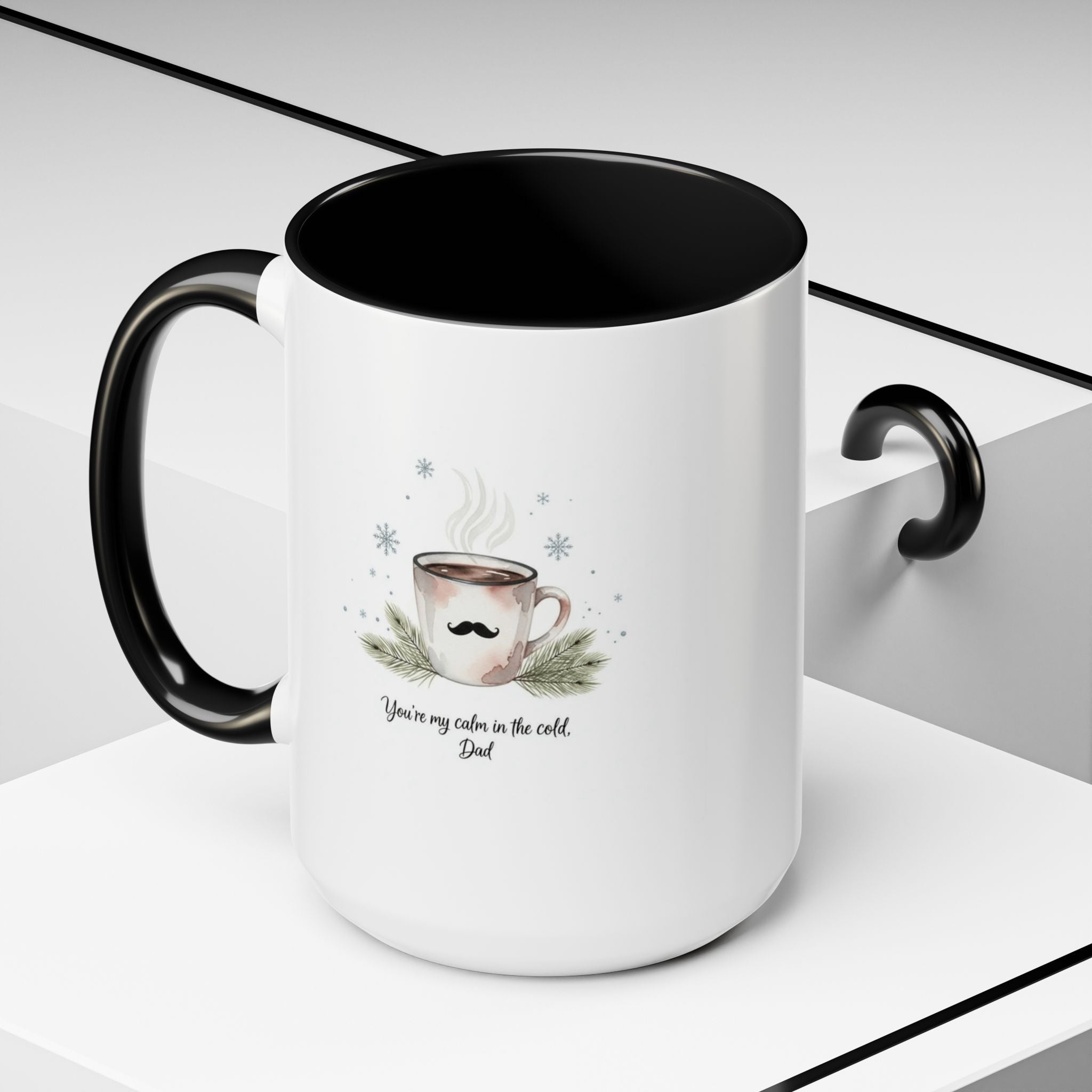 Holiday Coffee Cups with Festive Quotes & Designs Personalized Dad Coffee Mug You're my reason in the world