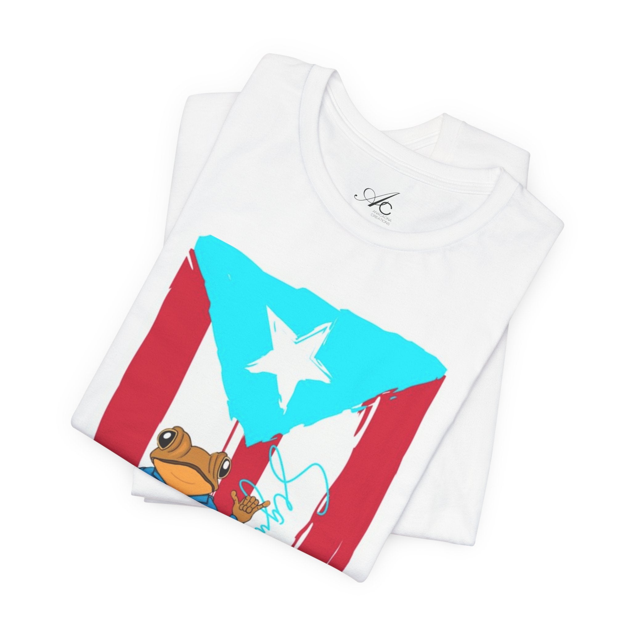 Puerto Rican Coqui Flag T‑Shirt  Boricua Pride Tee