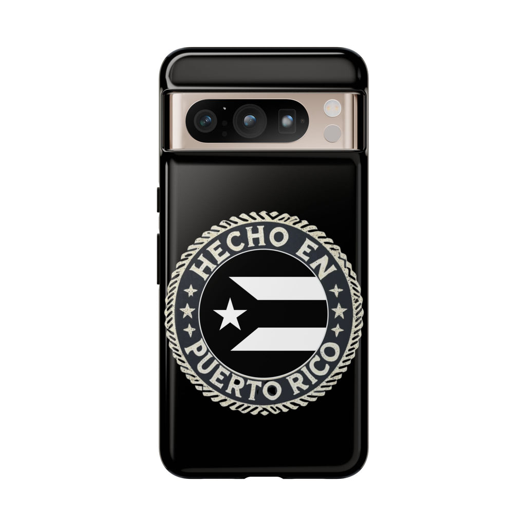 Hecho en Puerto Rico Phone Case  Puerto Rican Flag Emblem Tough Protective Cover