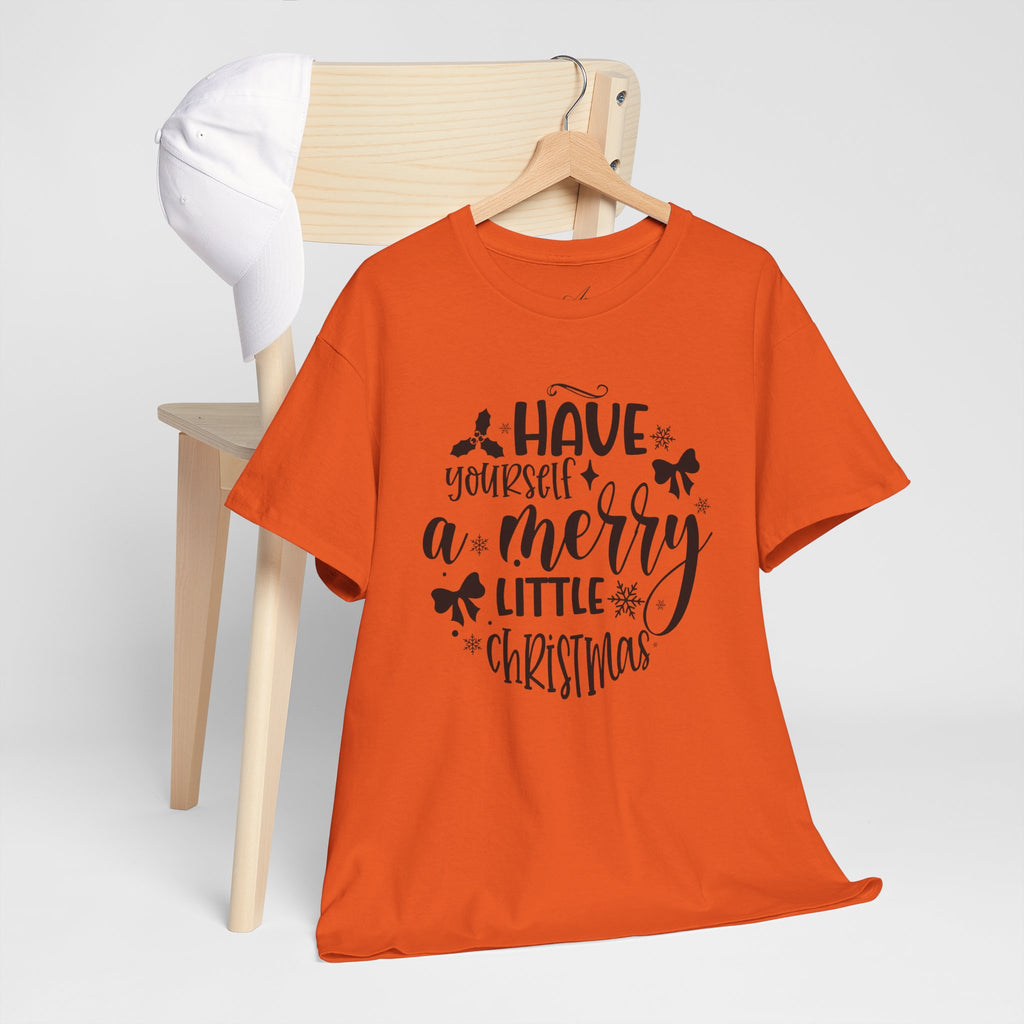Merry Christmas Cotton Tee Holiday Graphic Tees & Cozy Festive Wear