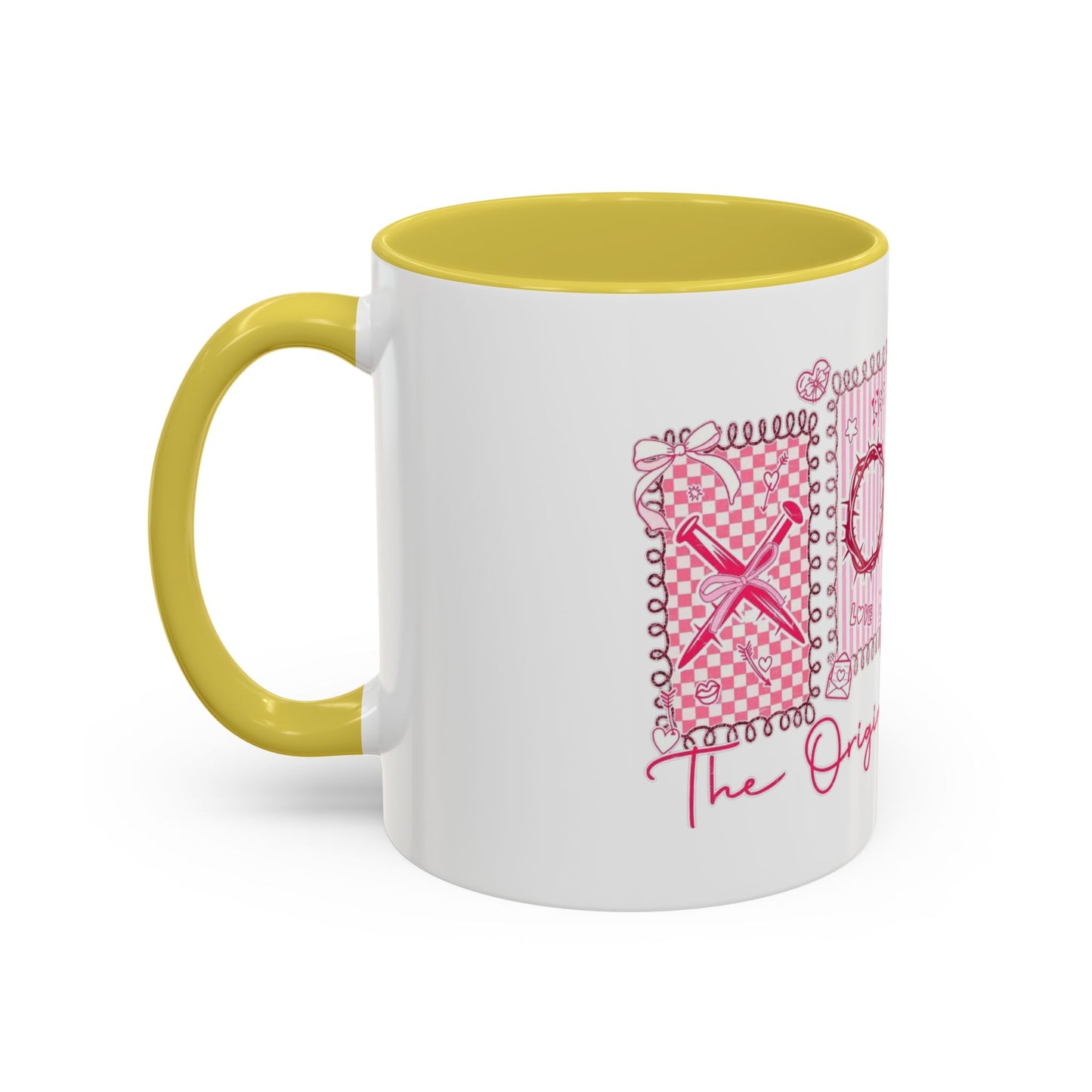 Love Letters XOXO Ceramic Mug — Colorful 11oz & 15oz Coffee Cup