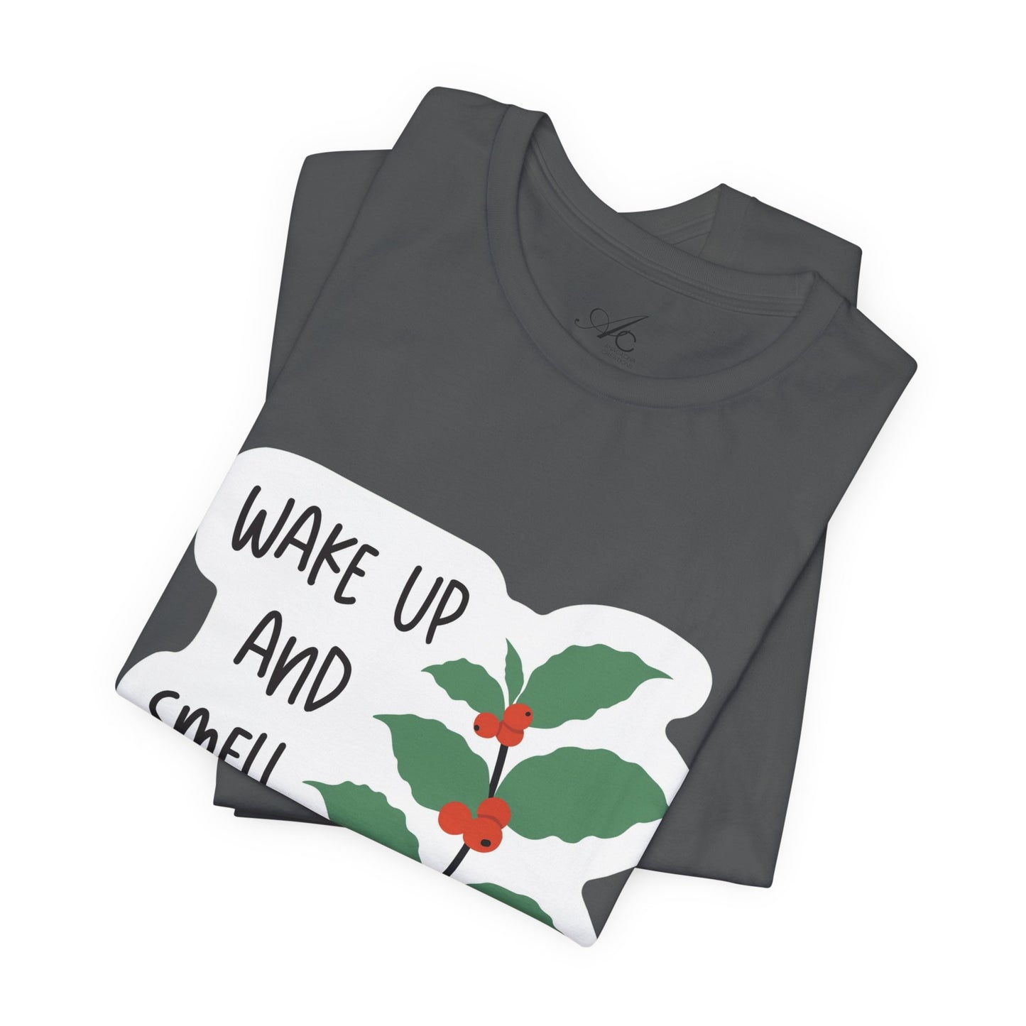 Wake Up and Smell the Coffee Tee  Coffee Plant Graphic T-Shirt