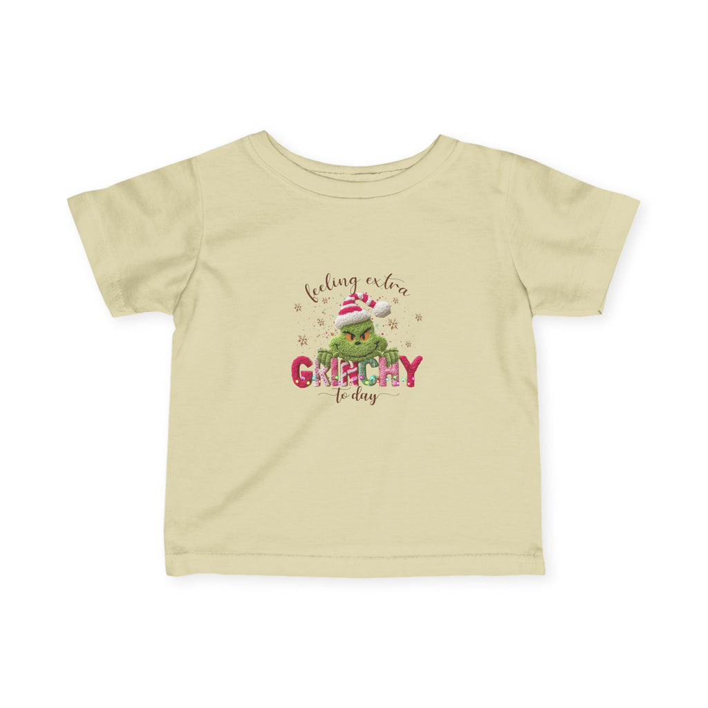 Infant Tee - "Feeling a Little Grinchy Today" Cute Baby Christmas Shirt