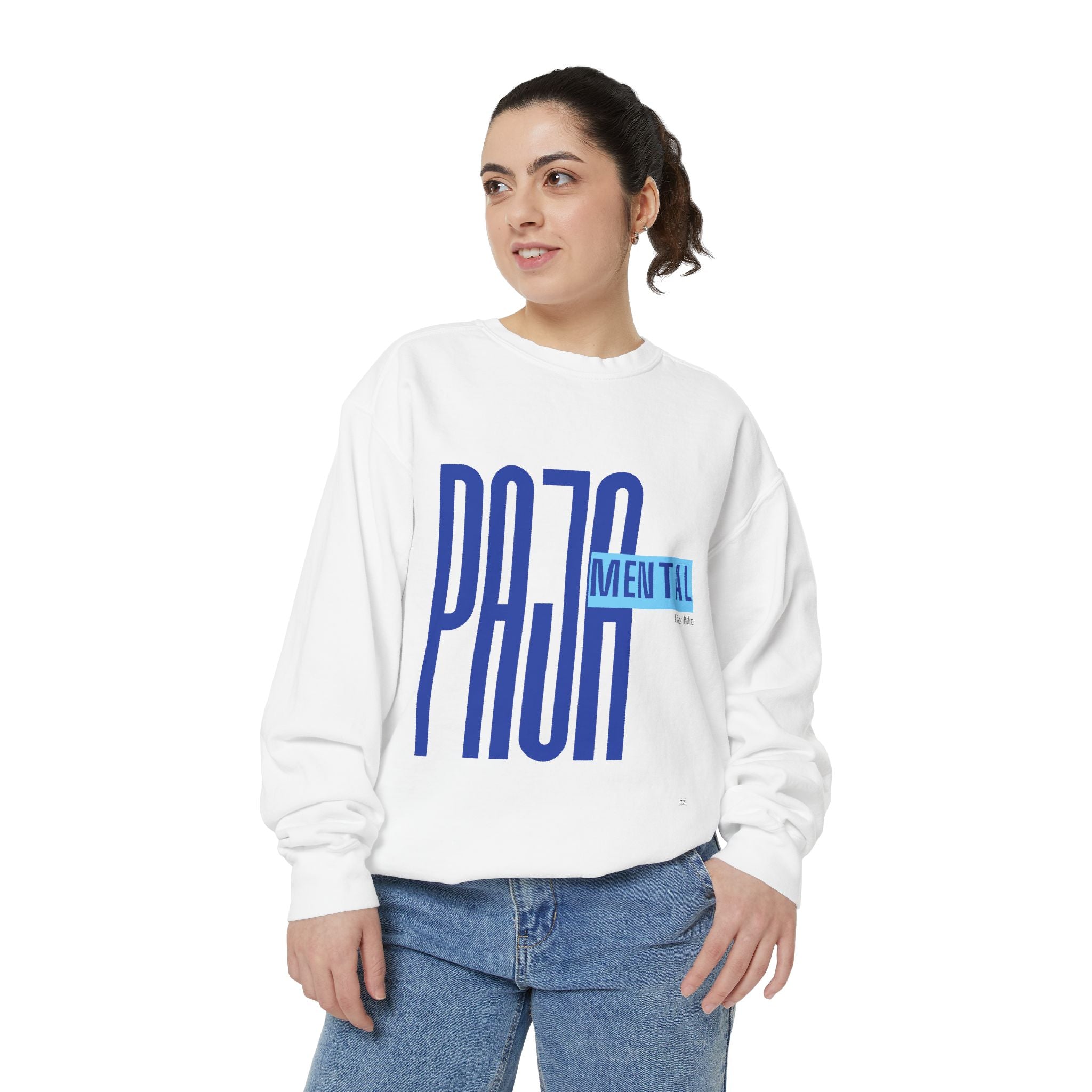 Mental Pazn Sweatshirt "Suerten Ya Esa" Spanish Graphic Crewneck