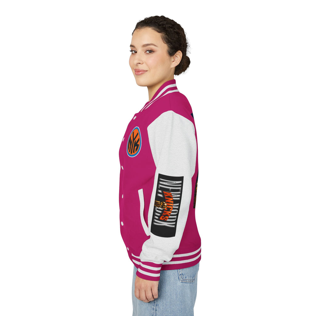 Basketball-Inspired Letterman Jacket — Men's Retro Varsity Sports Jacket Jose AlvarTribute Varsity Jacket