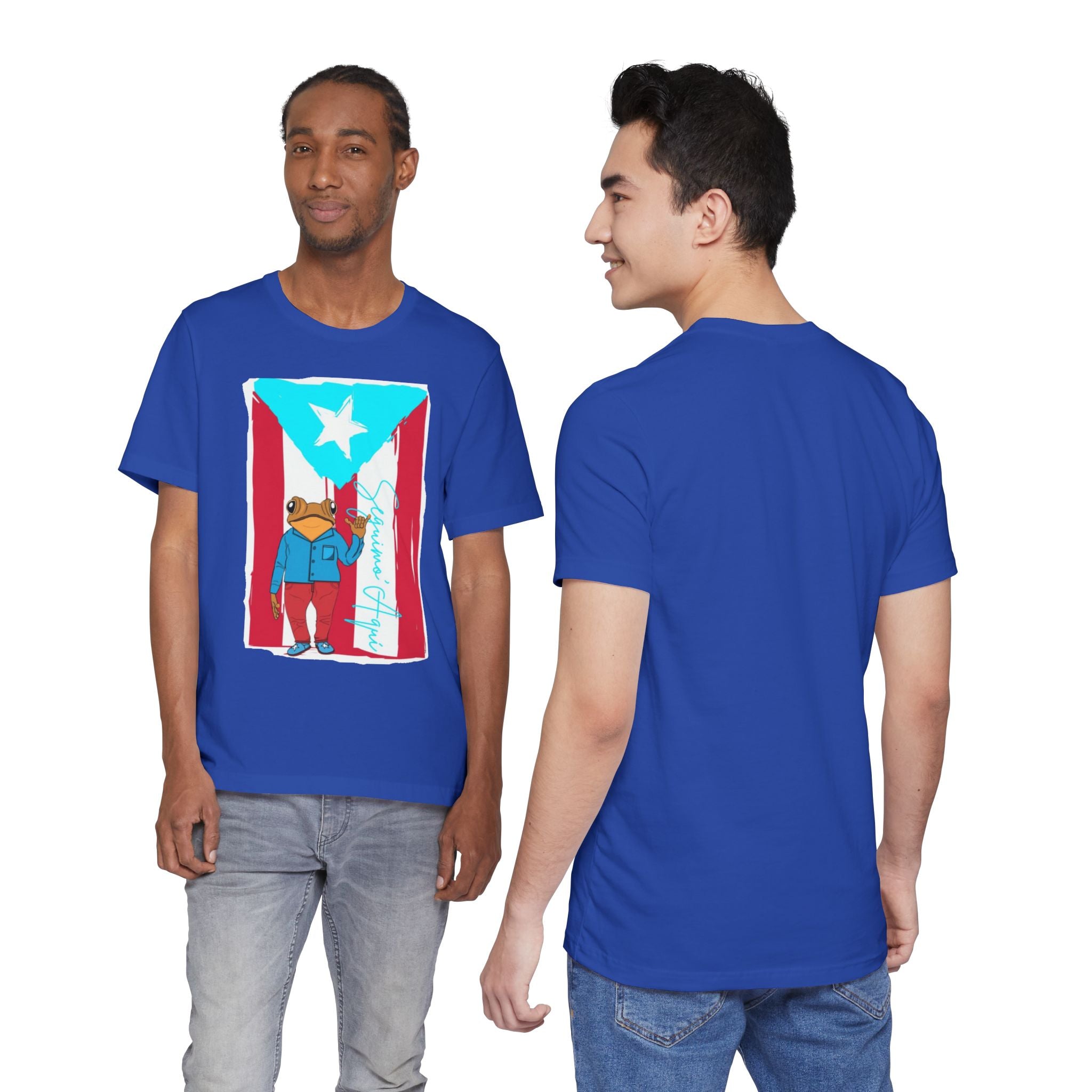 Puerto Rican Coqui Flag T‑Shirt  Boricua Pride Tee