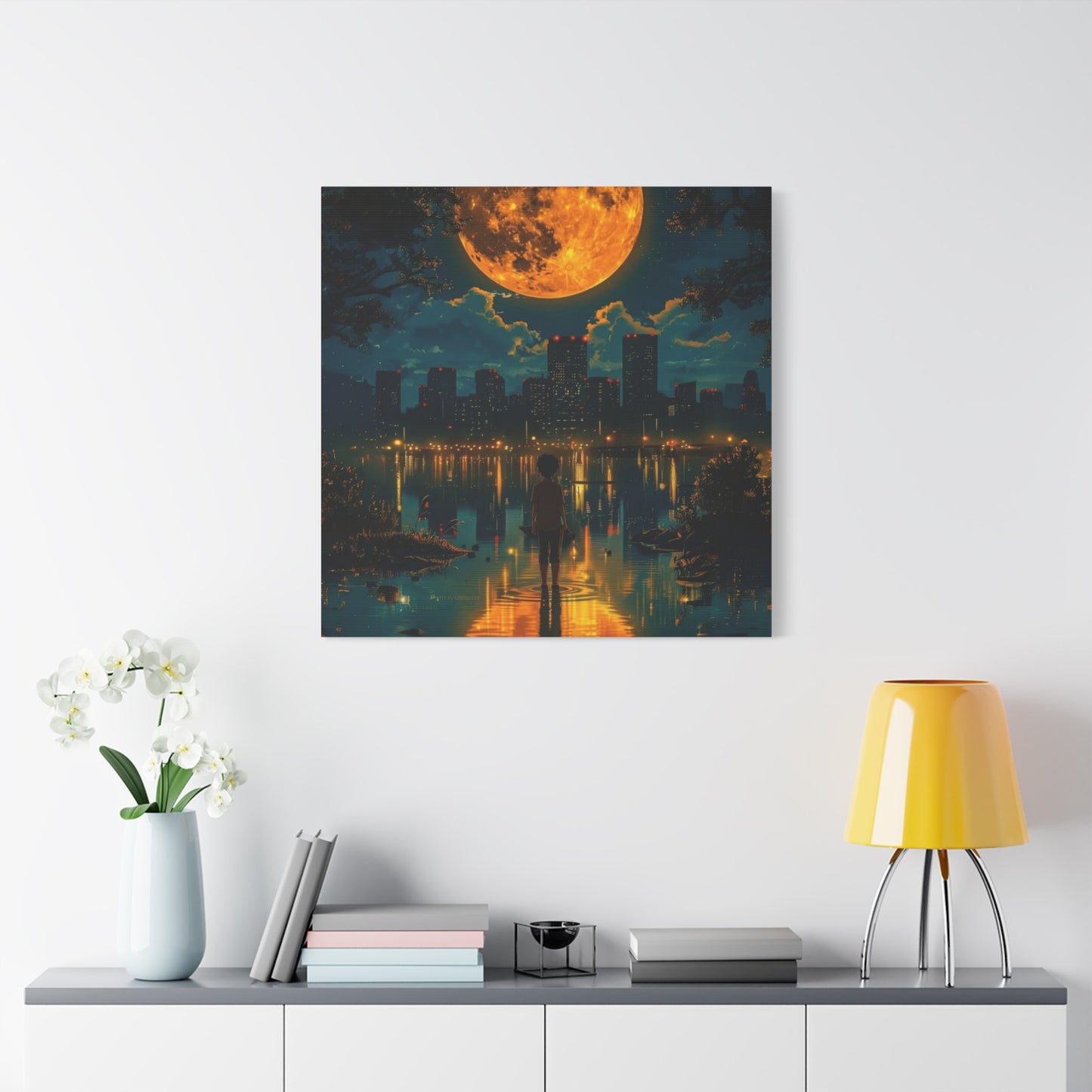 Because words have the power to move you let them live on your wall, Unique Nightscape Decoration, Perfect for Any Occasion