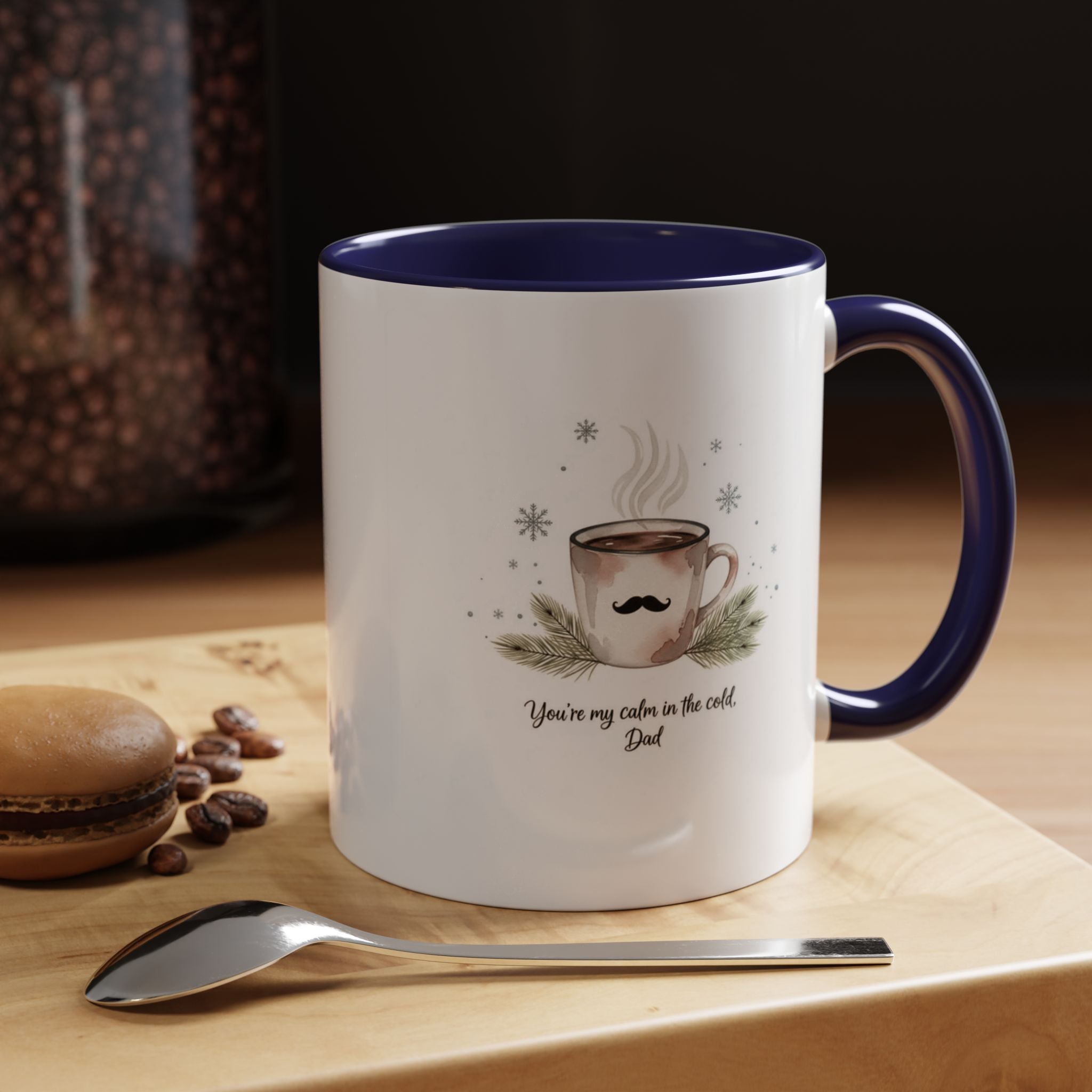 Holiday Coffee Cups with Festive Quotes & Designs Personalized Dad Coffee Mug You're my reason in the world