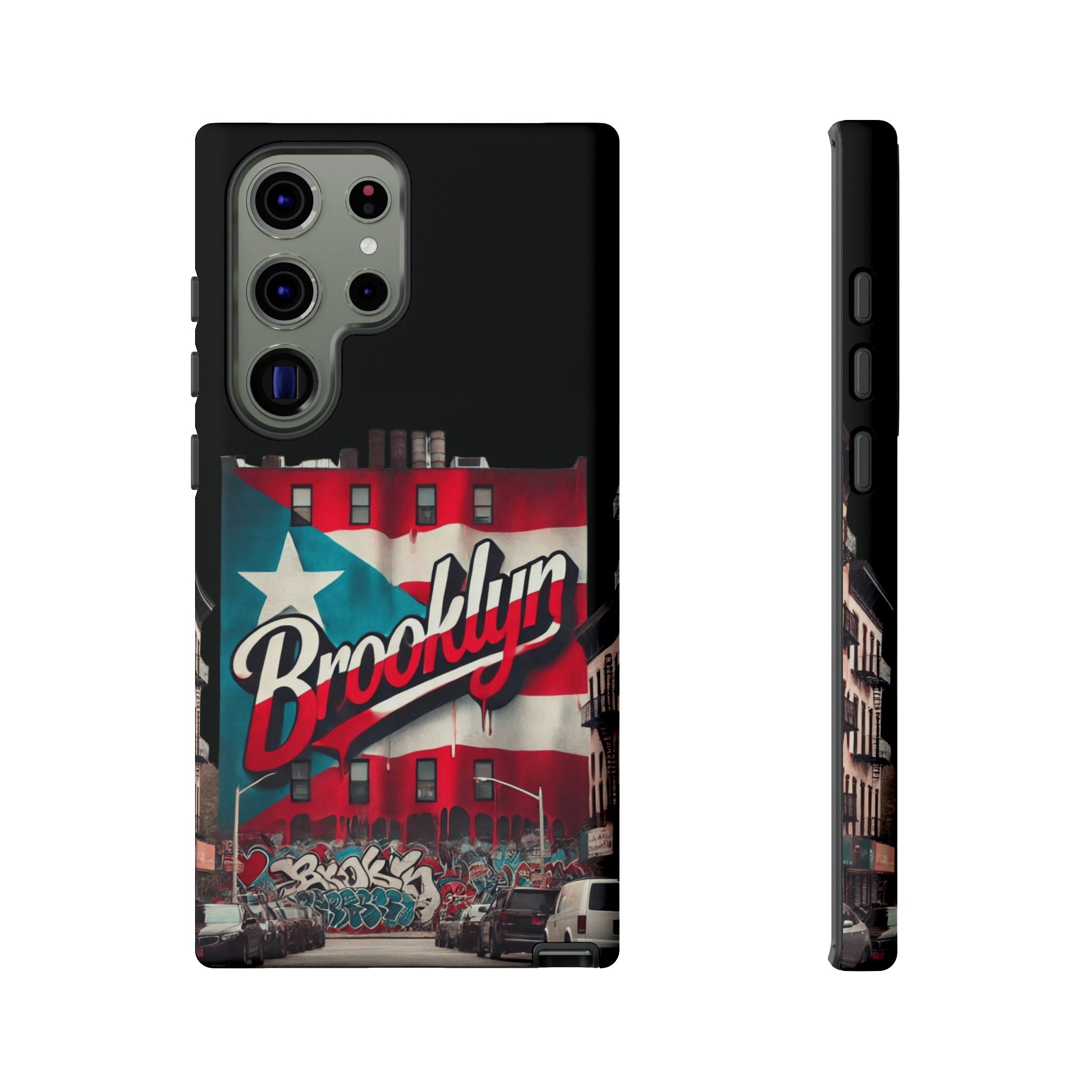 Brooklyn Street Art Phone Case  Urban Graffiti Protective Cover
