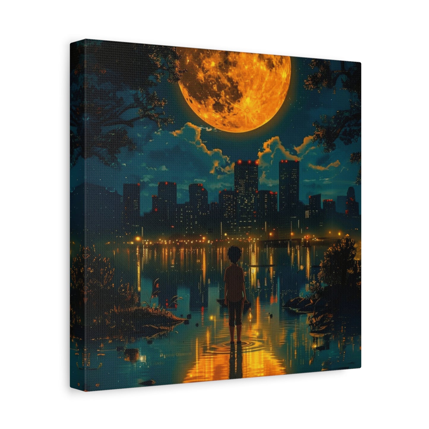 Because words have the power to move you let them live on your wall, Unique Nightscape Decoration, Perfect for Any Occasion