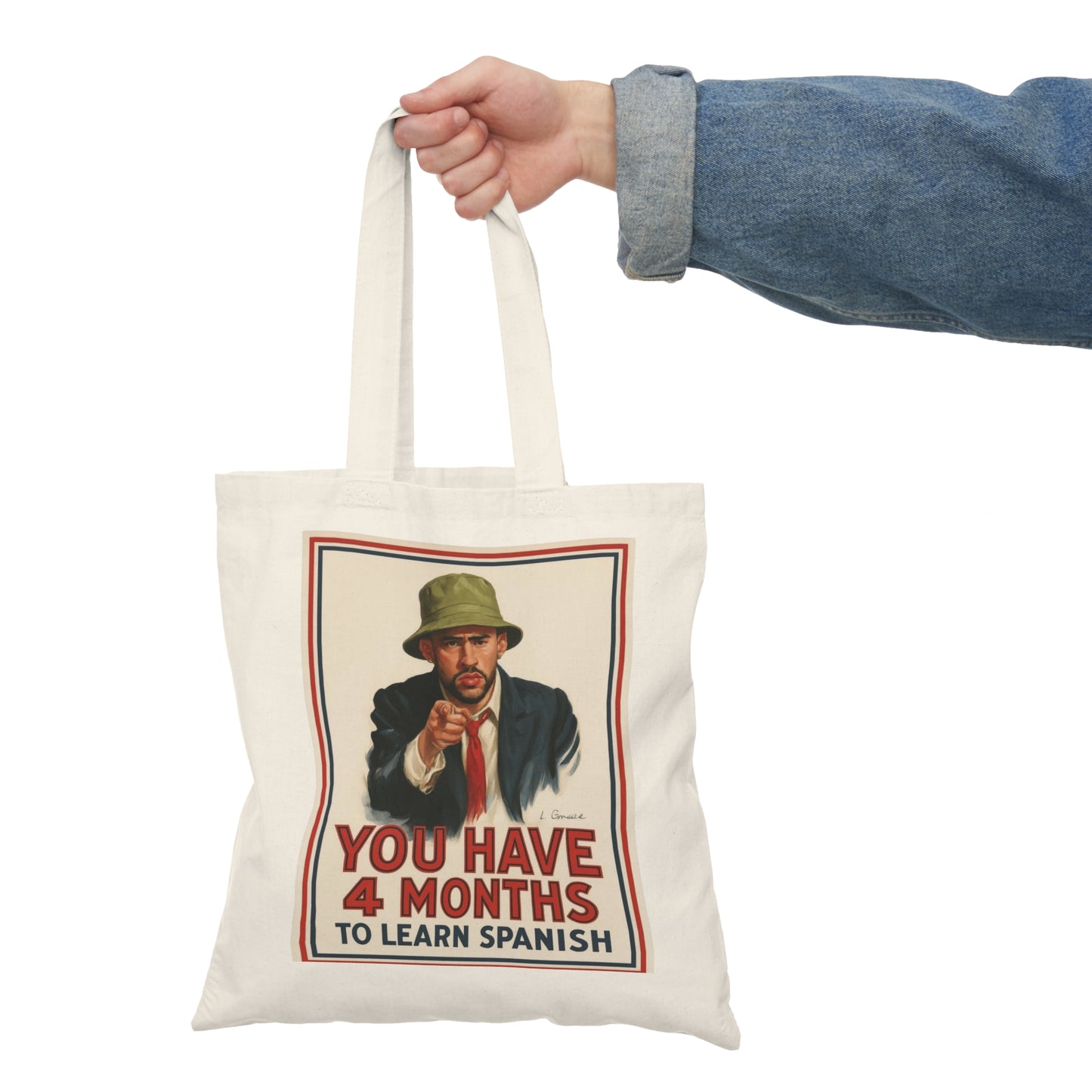 You Have 4 Months Spanish Learning Tote Bag Tote de Herencia Puertorriqueña