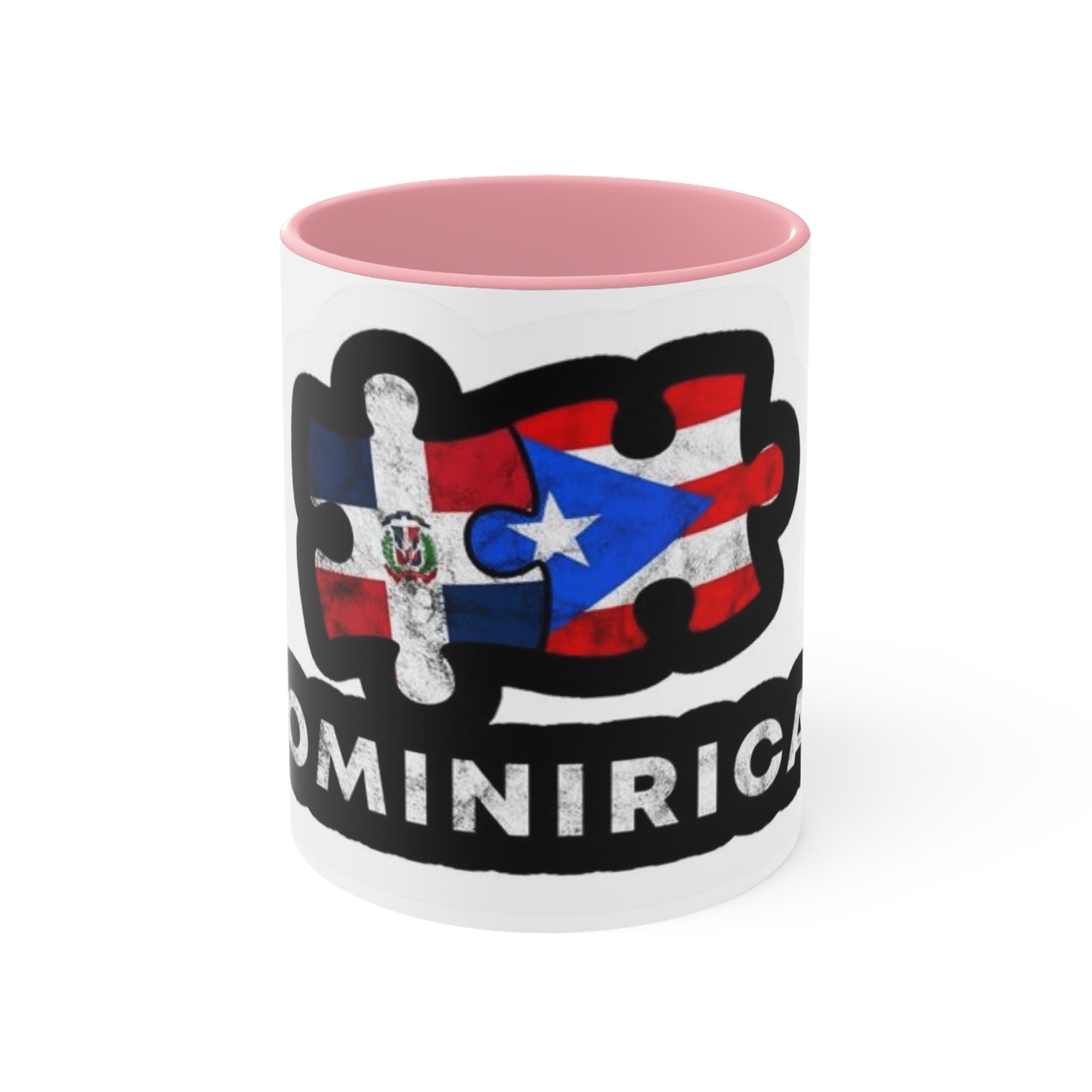 Boricua and Dominicano Caribbean Heritage Drinkware Accent Mugs