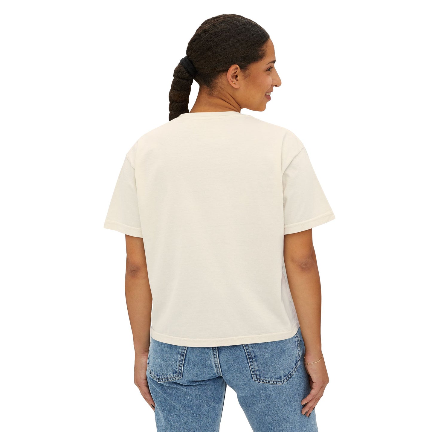 Edgy Vintage Women's Boxy Tee - Retro Graphic Tee, Casual Chic Top, Perfect Gift for Her, Streetwear Style, Iconic Vintage Fashion