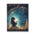 Christmas Velveteen Plush Blanket "Eres la sinfonía de mi alma" Holiday Throw