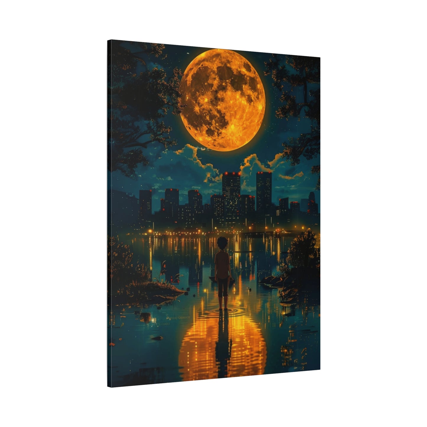 Because words have the power to move you let them live on your wall, Unique Nightscape Decoration, Perfect for Any Occasion