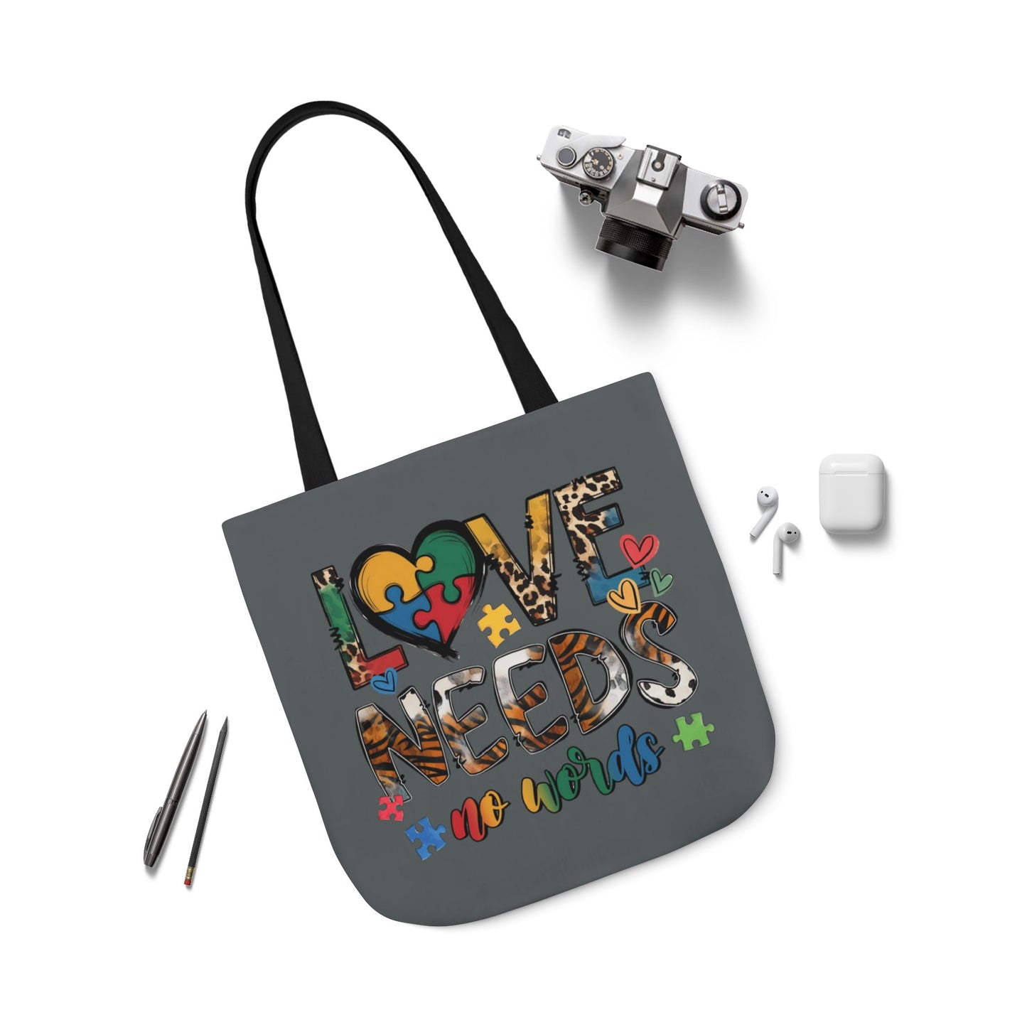 Colorful Love Needs Tote Bag