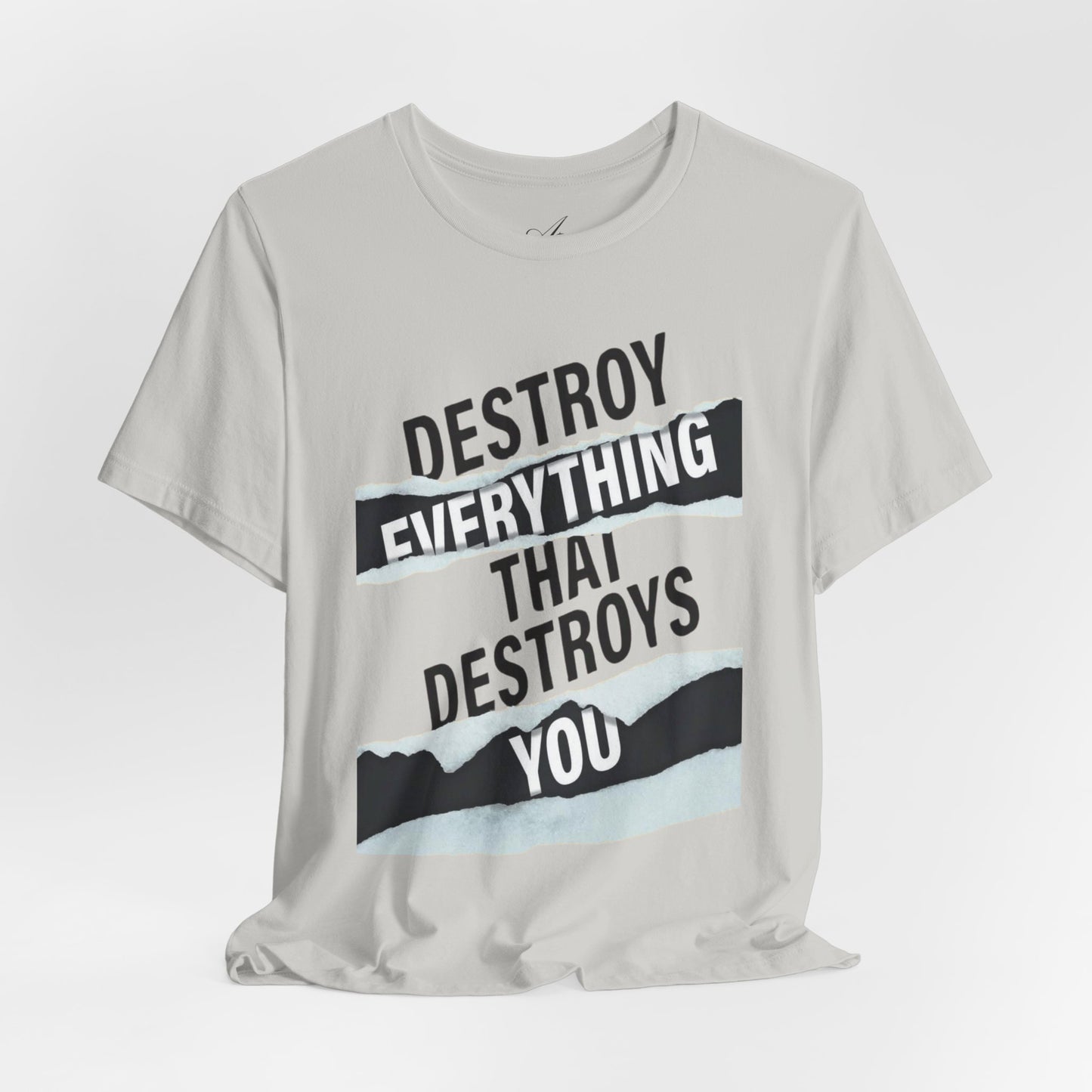 Destroy Everything That Destroys You T-Shirt  Bold Typographic Graphic Tee