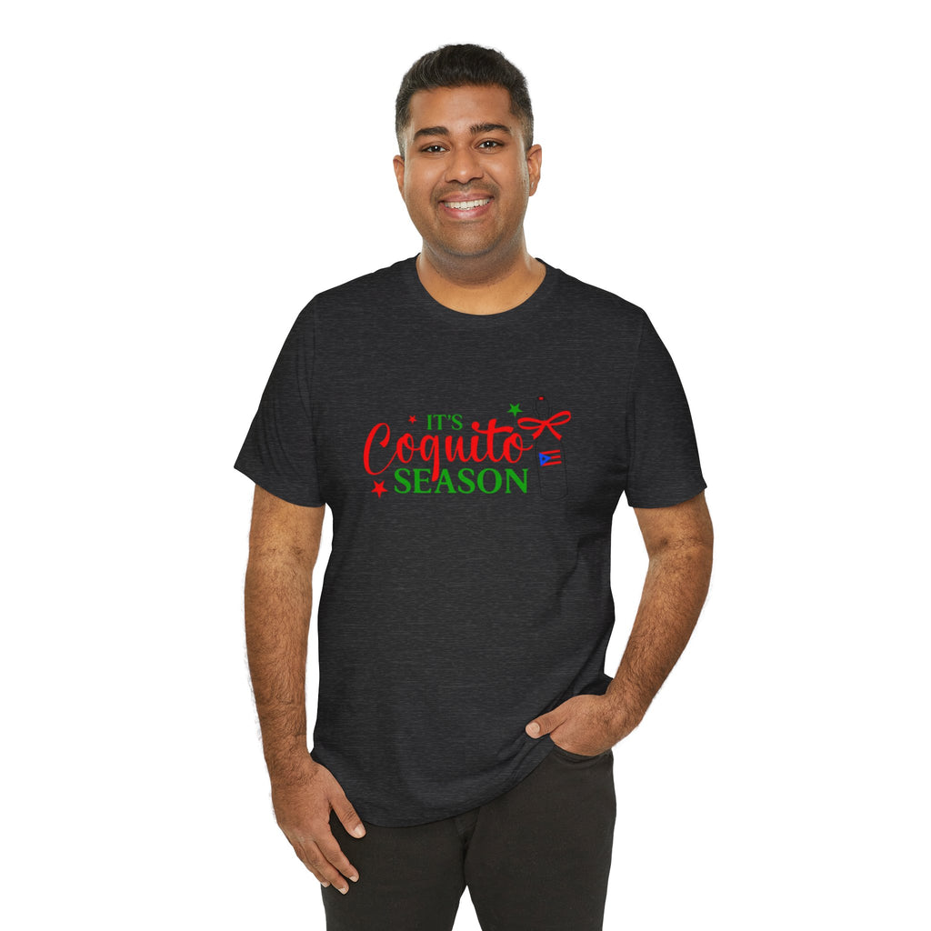 It's Coquito Season T-Shirt - Christmas Puerto Rican Holiday Cocktail Tee