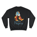 Walking with Purpose Sweatshirt  Floral Heels Inspirational Crewneck
