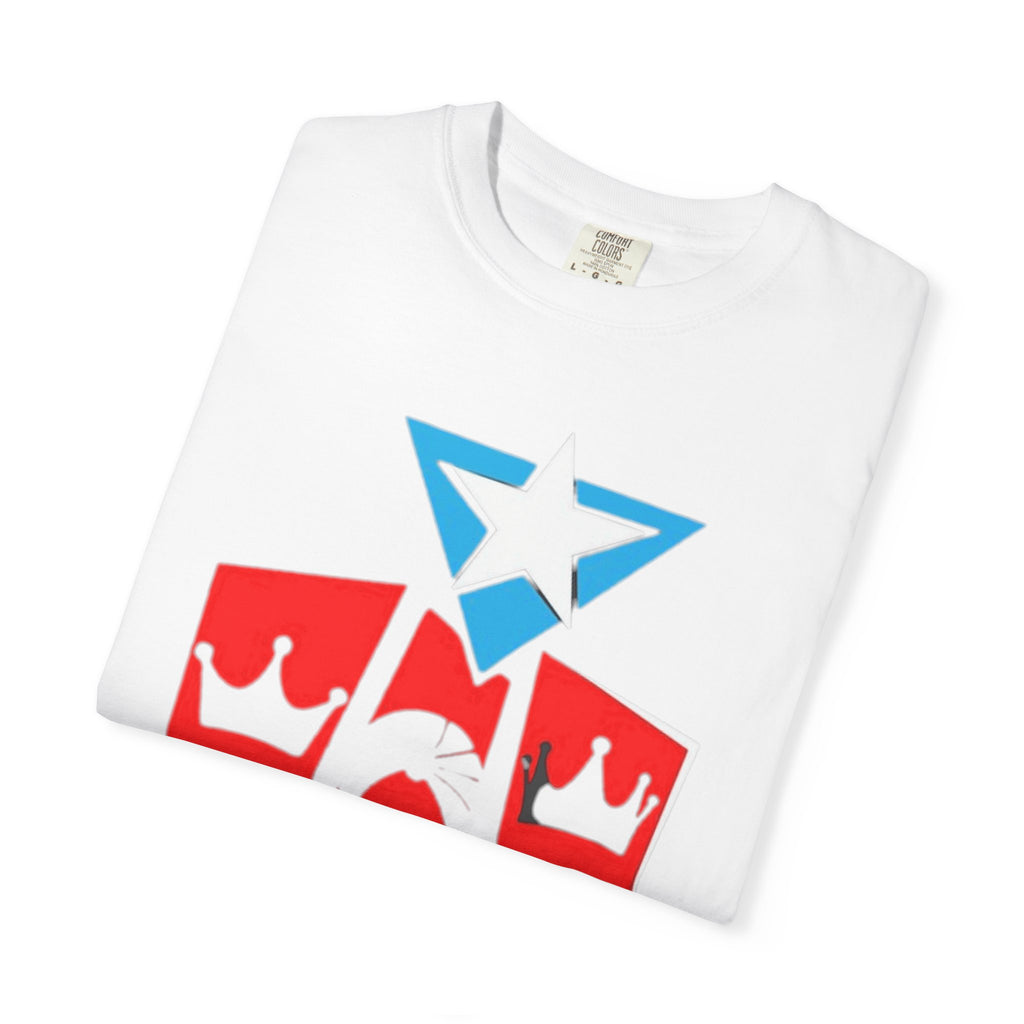 The Three Kings T-Shirt — Puerto Rican Three Kings Graphic Tee (Star & Crown Silhouettes)