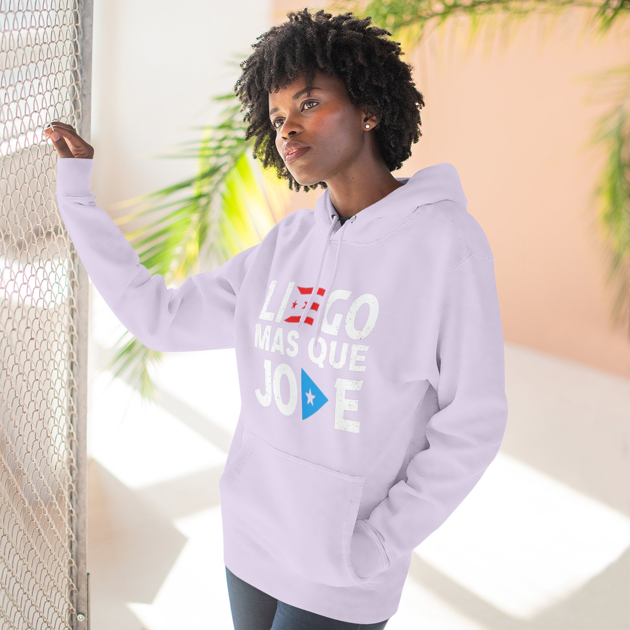 Puerto Rican culture & traditions Navidades Boricuas Collection fleece hoodie