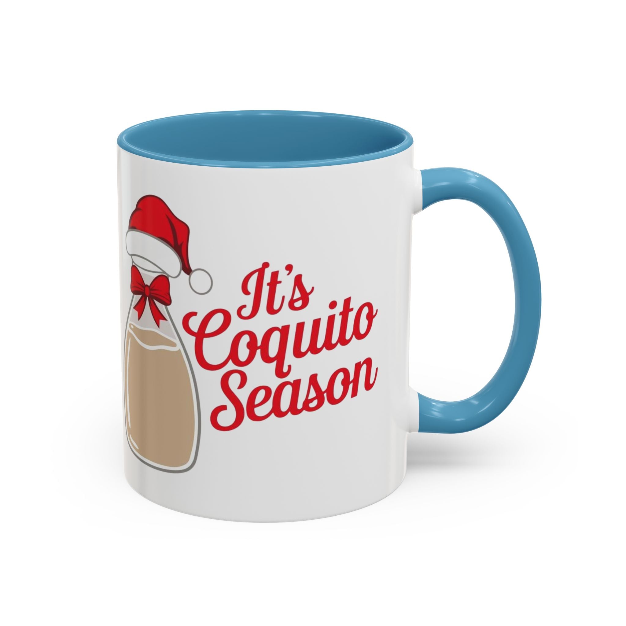 Herencia de Puerto Rico Mug Coquito Season Accent Mug Festive Holiday Coffee Cup