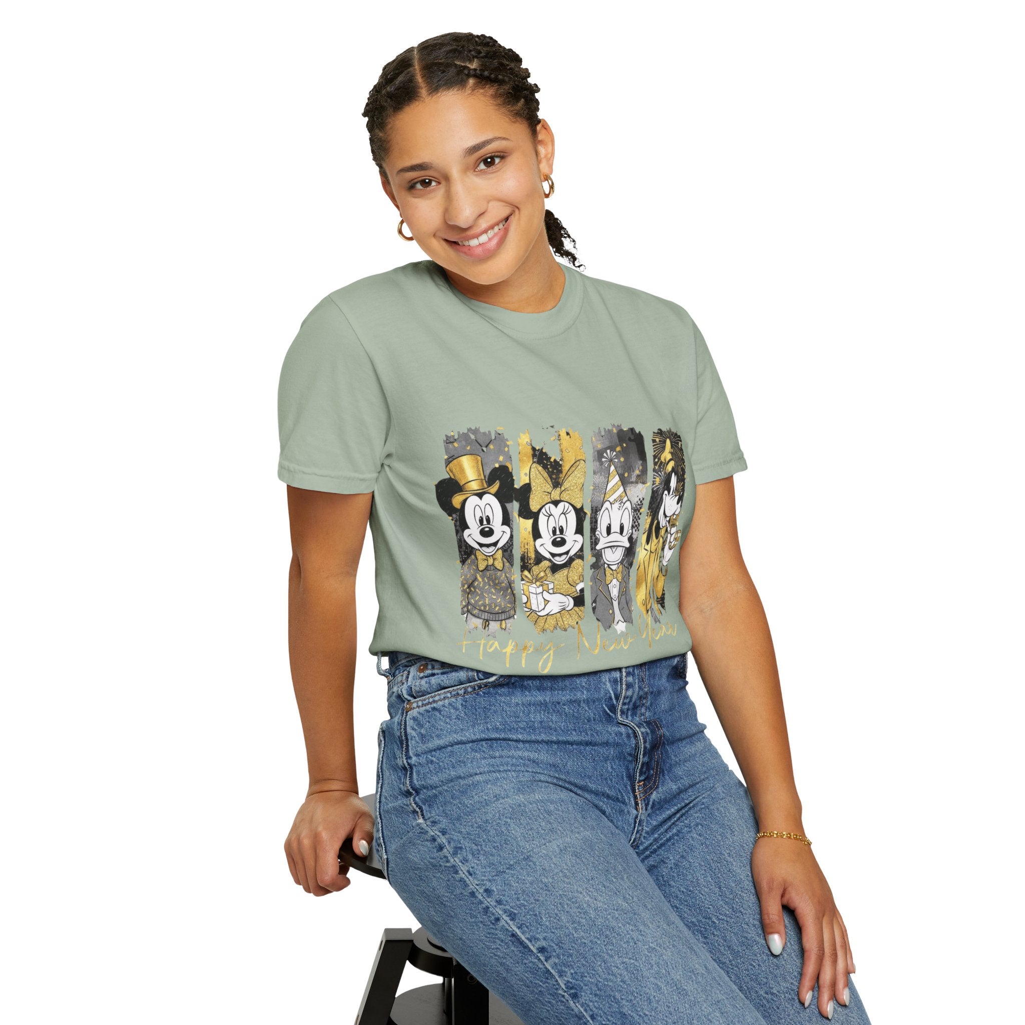 New Year Mickey & Friends T-Shirt  'Happy New Year' Graphic Tee