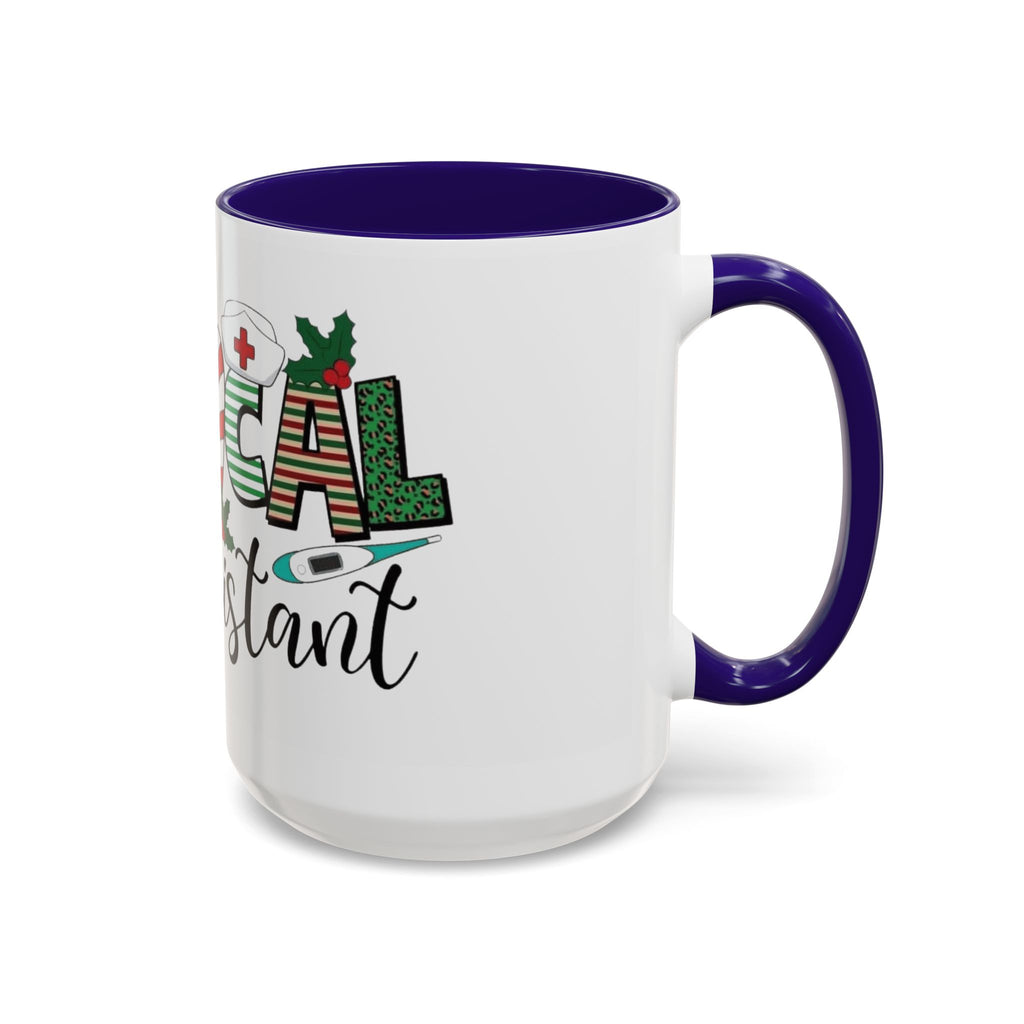 Medical Assistant Christmas Mug — Festive Colorful 11oz/15oz Coffee Cup Medical Christmas Mug