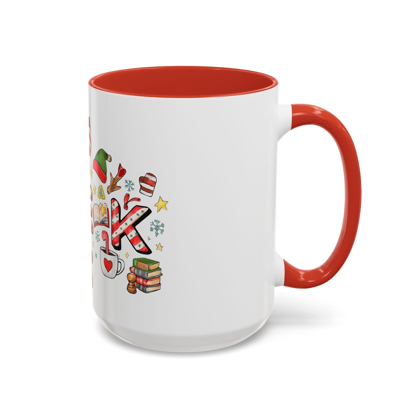 Holiday Teacher Coffee Mug 'PRE-K' Festive Gingerbread & Candy Cane Design (11/15oz) School Staff Christmas Mug Collection