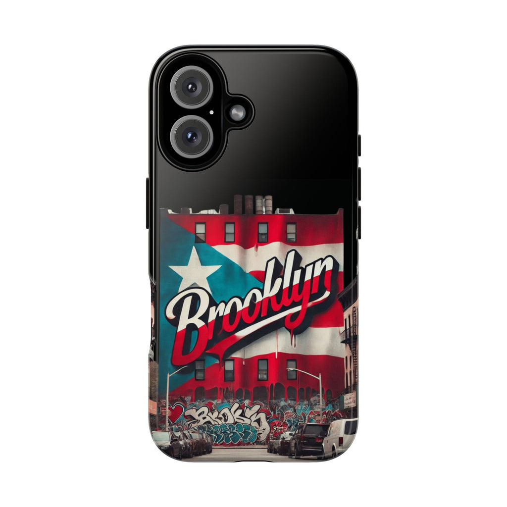Brooklyn Street Art Phone Case  Urban Graffiti Protective Cover