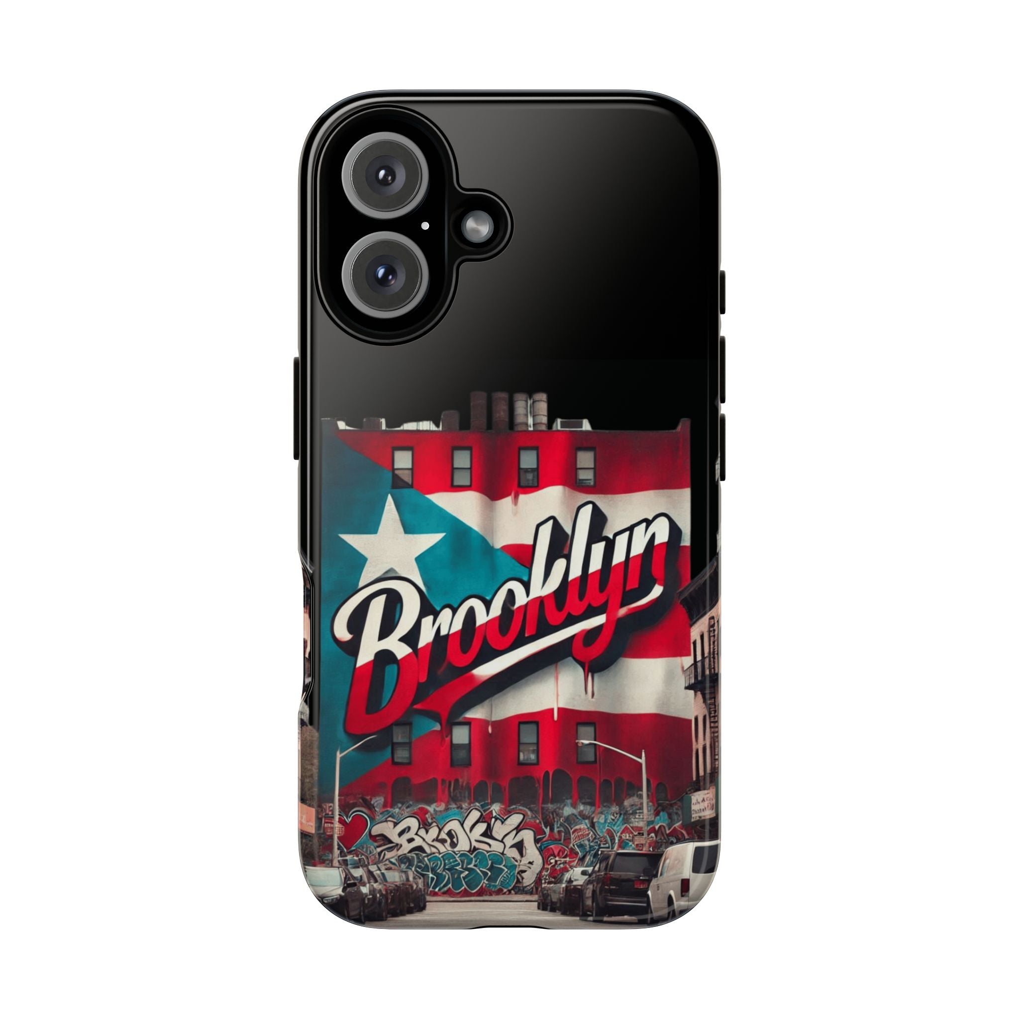 Brooklyn Street Art Phone Case  Urban Graffiti Protective Cover