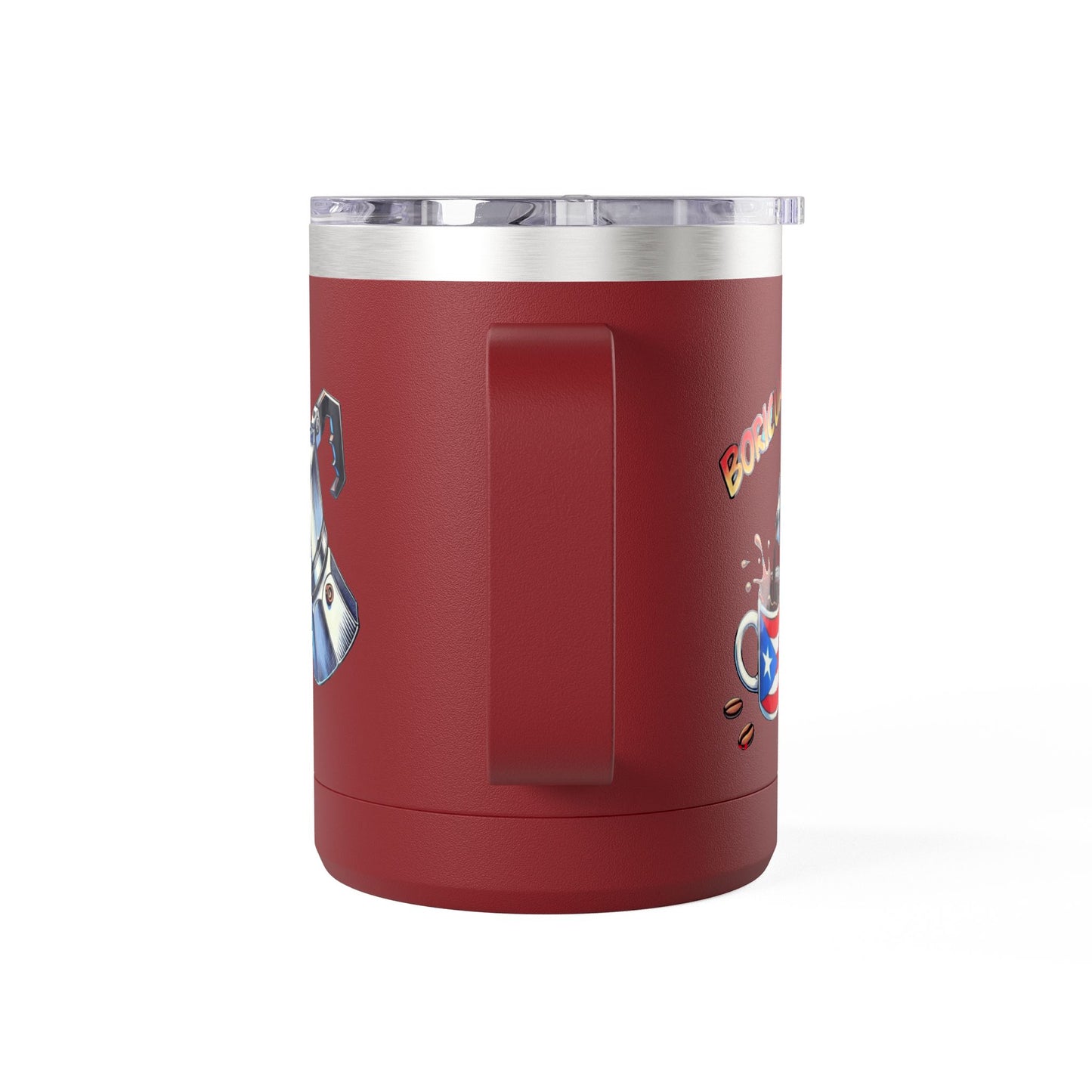 Puerto Rican Coffee Mug Tumbler, 15oz | Great Gift for Coffee Lovers, Unique Kitchen Decor, Perfect for Birthdays & Holidays