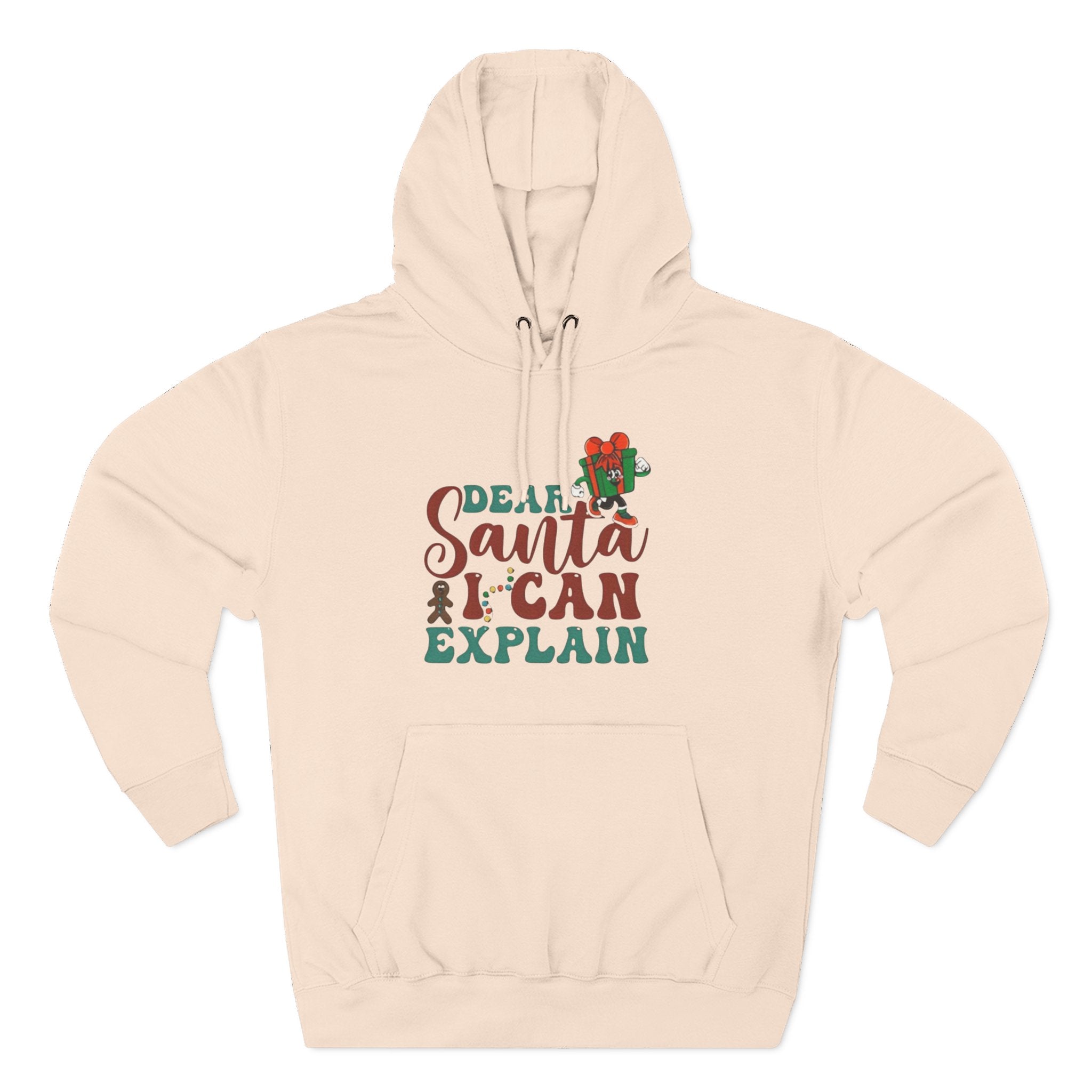 Christmas Hoodie “Dear Santa I Can Explain” Funny Holiday Pullover Christmas T-Shirts and Sweatshirts Collection