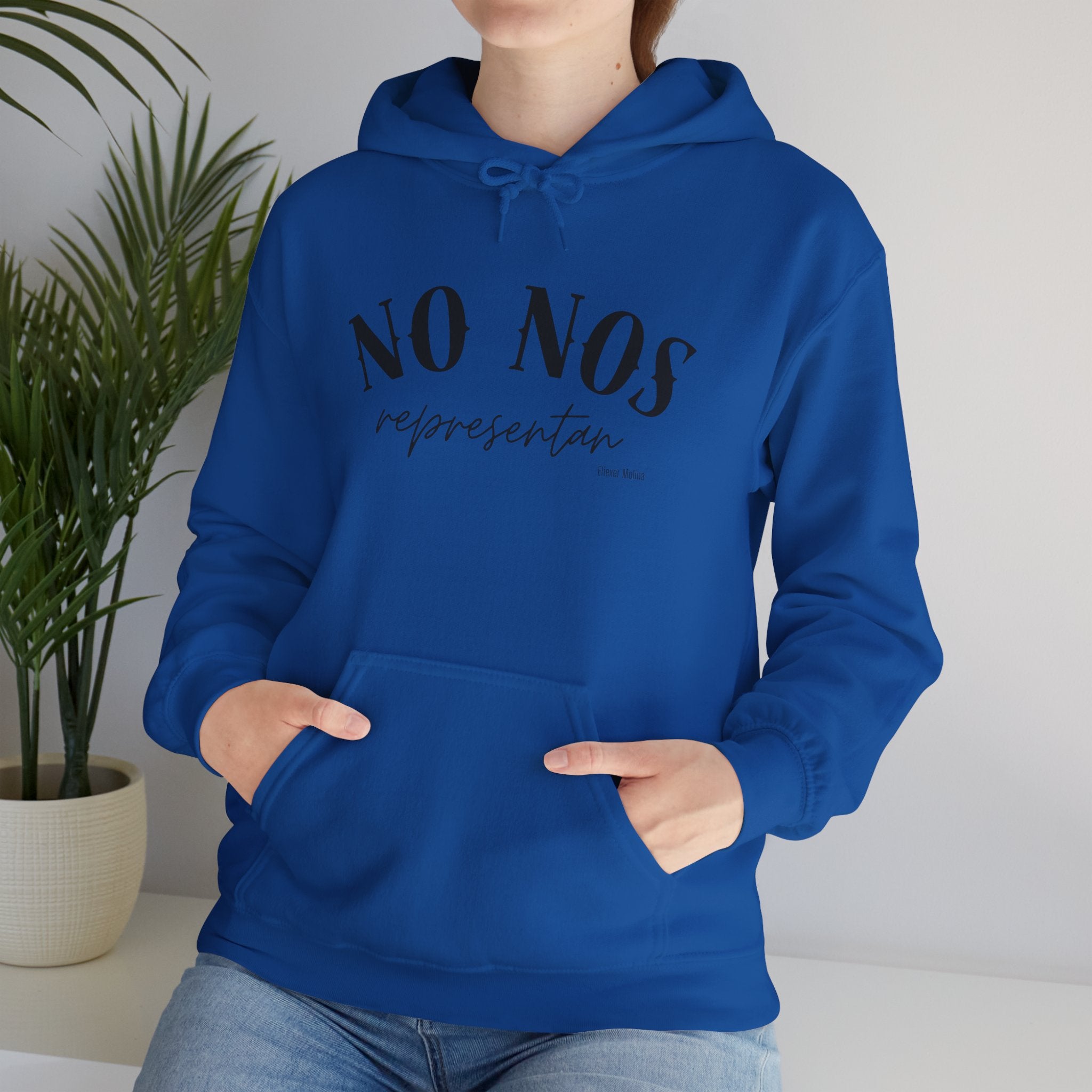 Puerto Rican Pride Hoodie  “No Nos representan” Front & Puñeta Flag Back