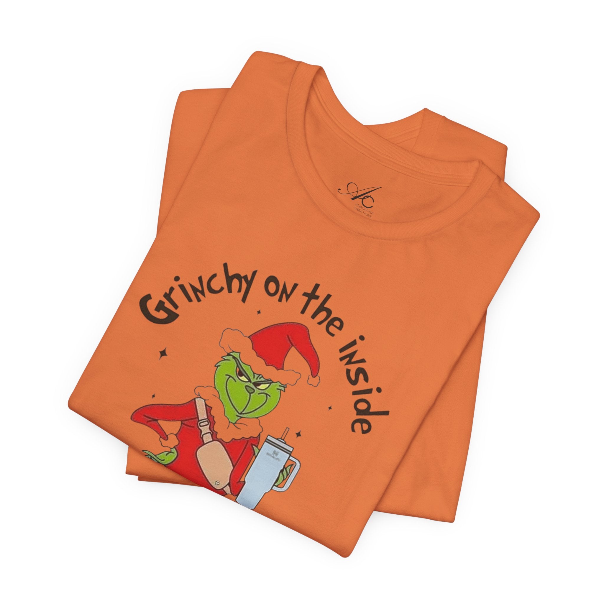 Grinch-Inspired Holiday Tee: 'Grinchy on the Inside, Boogie on the Outside'