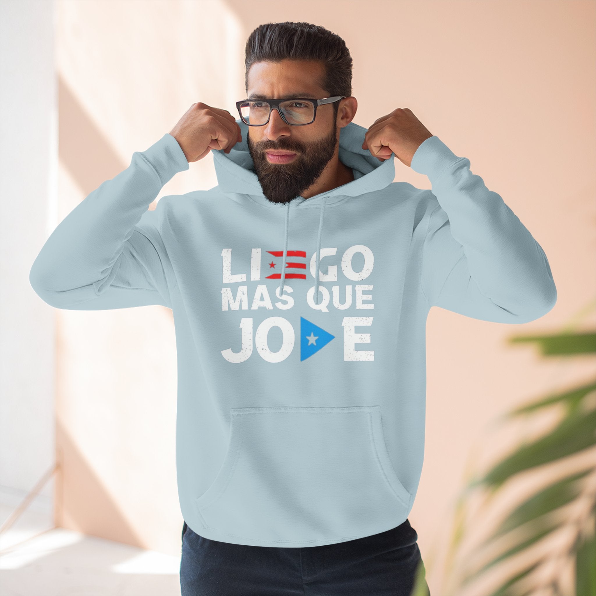 Puerto Rican culture & traditions Navidades Boricuas Collection fleece hoodie