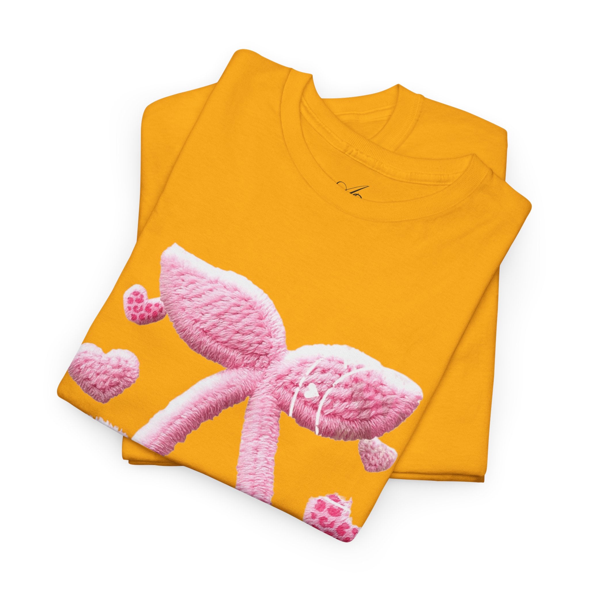 Pink Heart Cherries Tee  LOVE Graphic Valentine T-Shirt