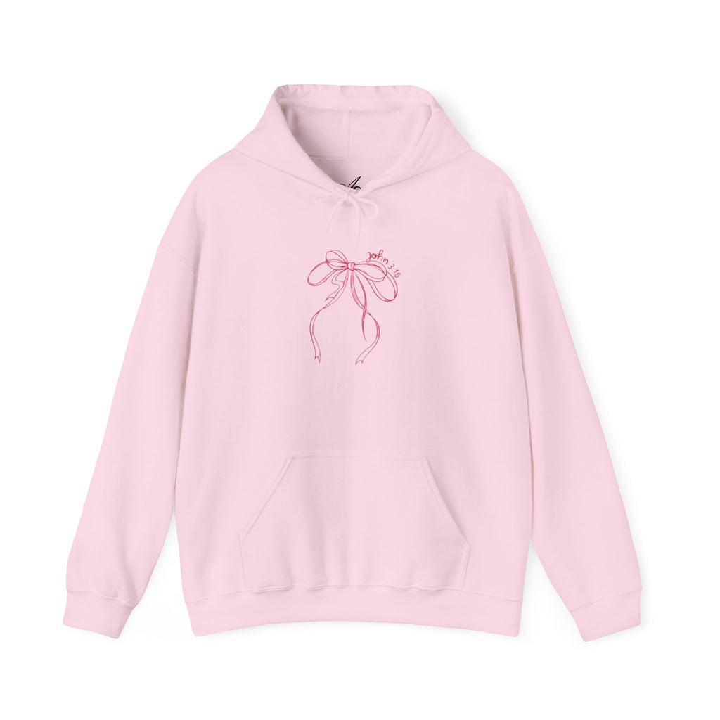 You Are So Loved Hoodie Heart Full” Heart Ribbon Comfort Sweatshirt