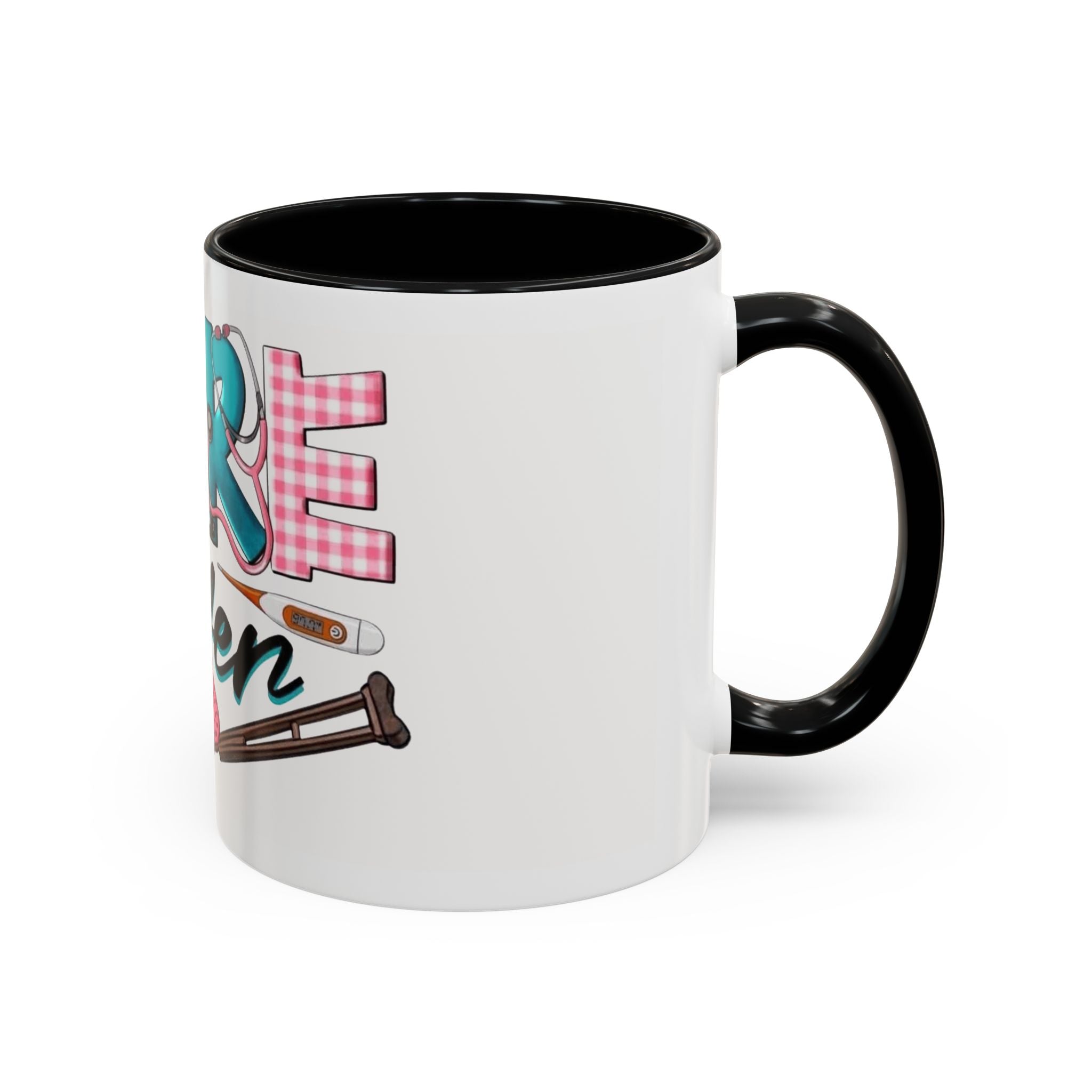 Nurse Given Accent Coffee Mug — Caregiver & Medical Equipment Design Christmas mug for all healthcare heroes
