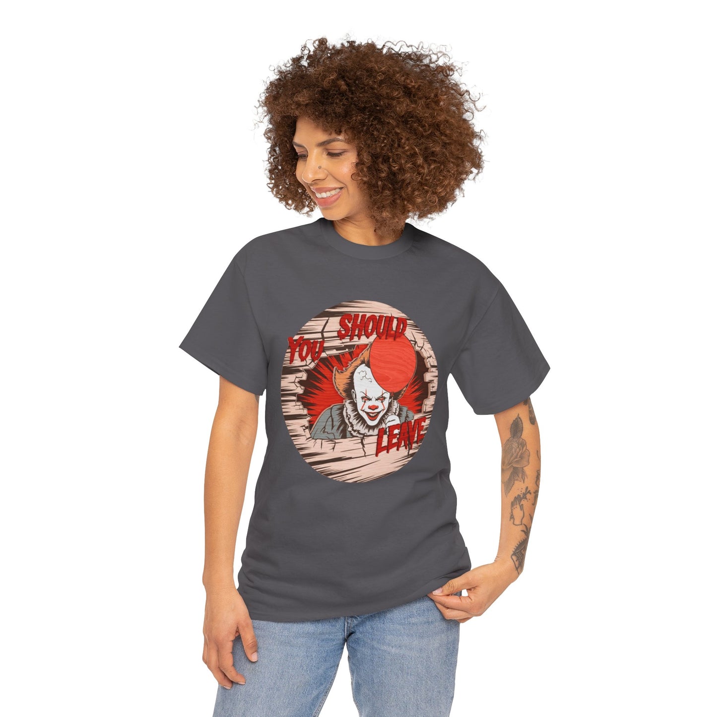 Horror Graphic Tee, Halloween Costume Shirt, Unisex Creepy Cotton Tee, Funny Horror T-Shirt, Retro Scary Outfit