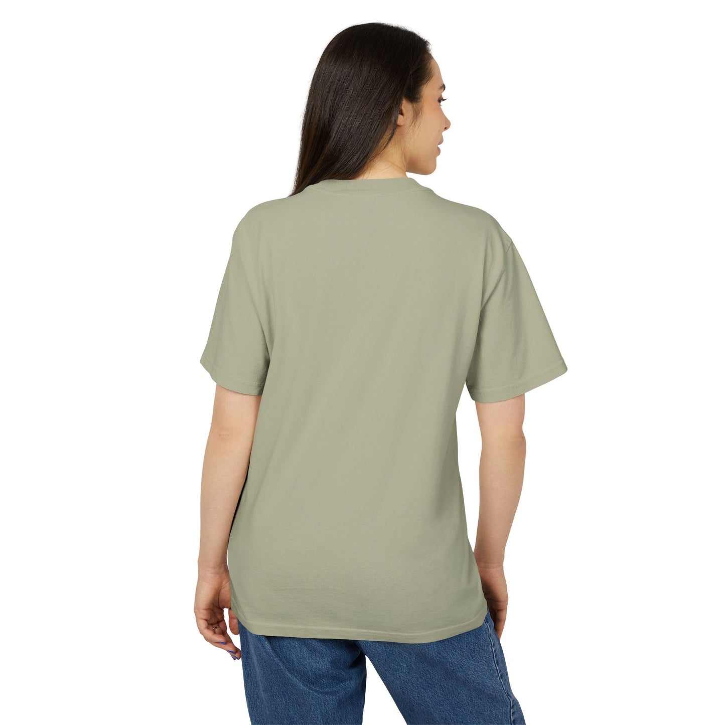 ✨ Let your outfit reflect your inner peace. Unisex Heavy Faded Tee with Whimsical Floral Design, Cute Gift, Casual Wear, Spring Style, Everyday Comfort