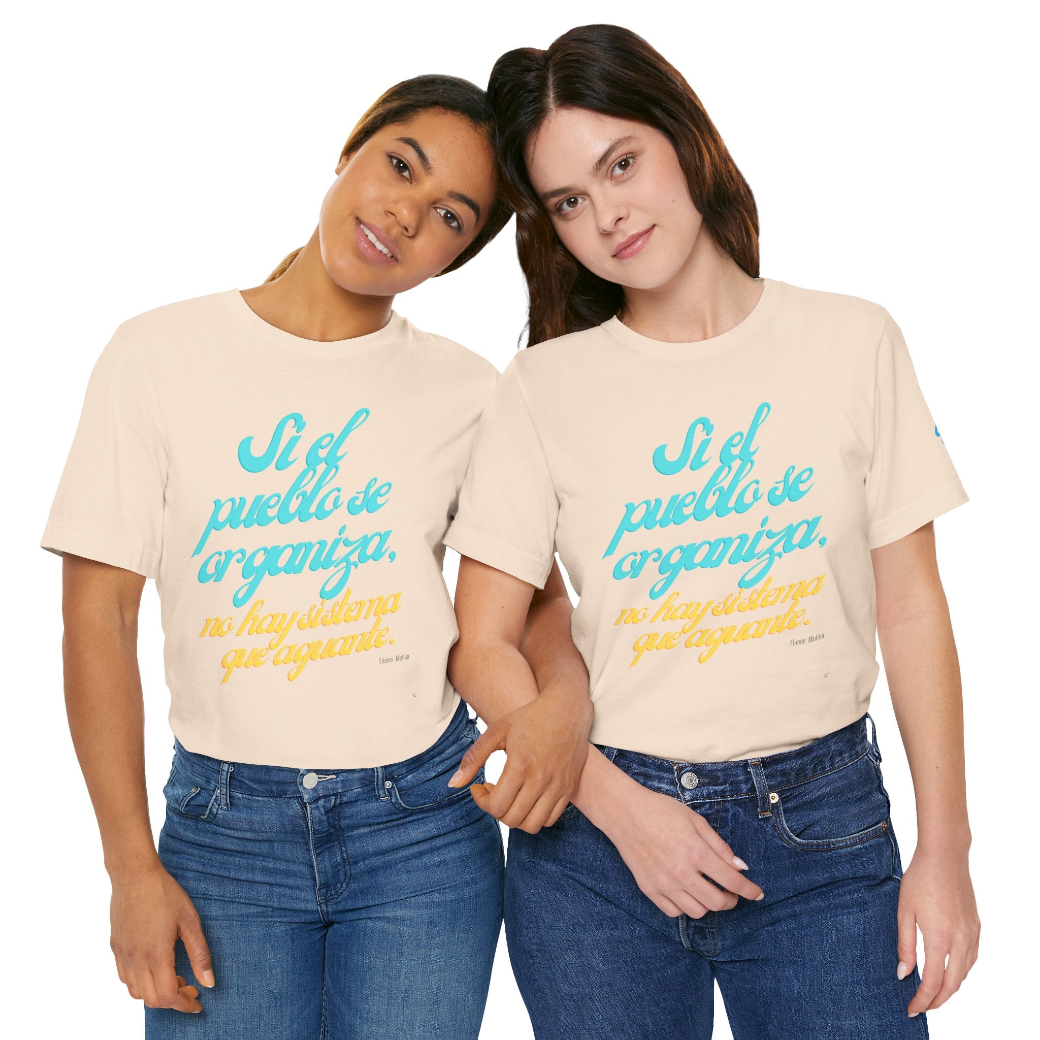 Spanish Script Tee  “Si el pueblo se organiza” Graphic T-Shirt