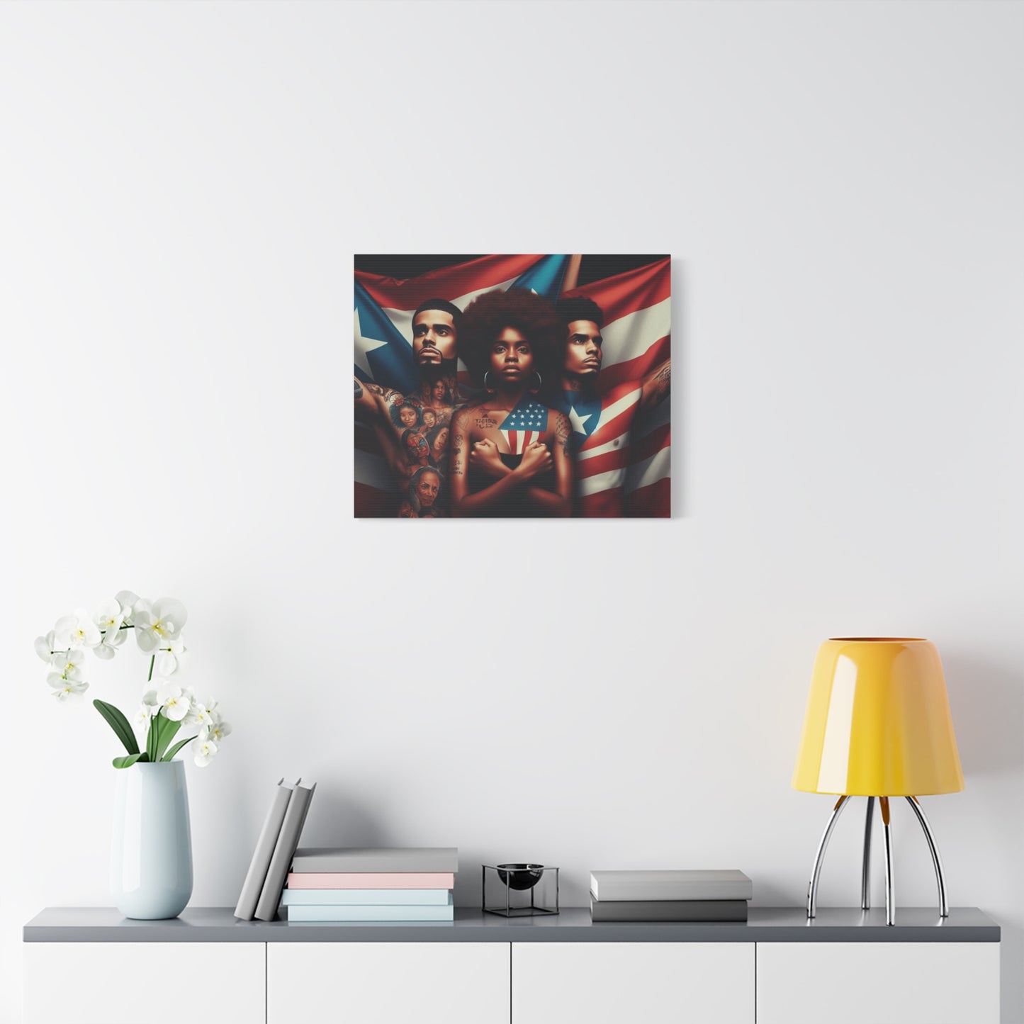 Rooted in Culture, Radiating Power Puerto Rican Wall Art, Unique Gift, Empowering Decor