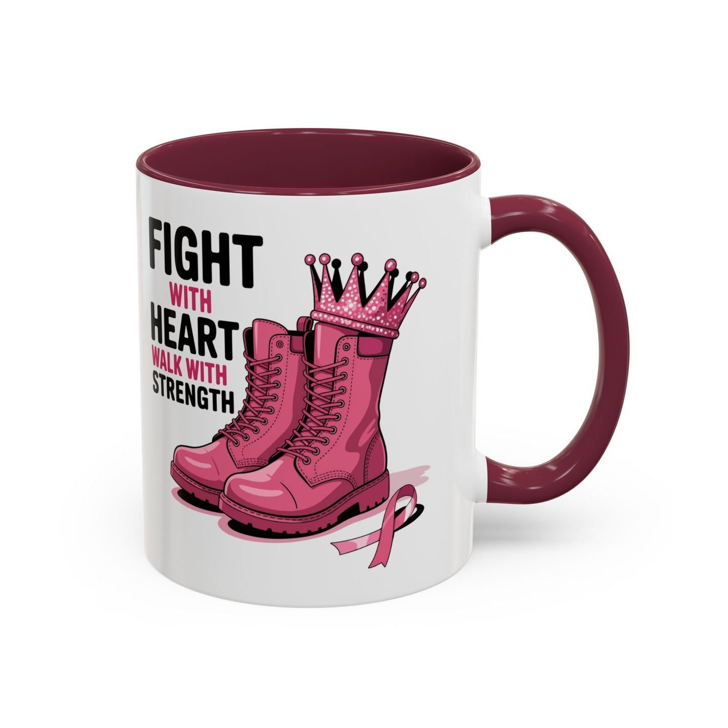 You Beat It! Cancer Survivor Mug | Motivational Gift for Her or Him | Warrior Mug