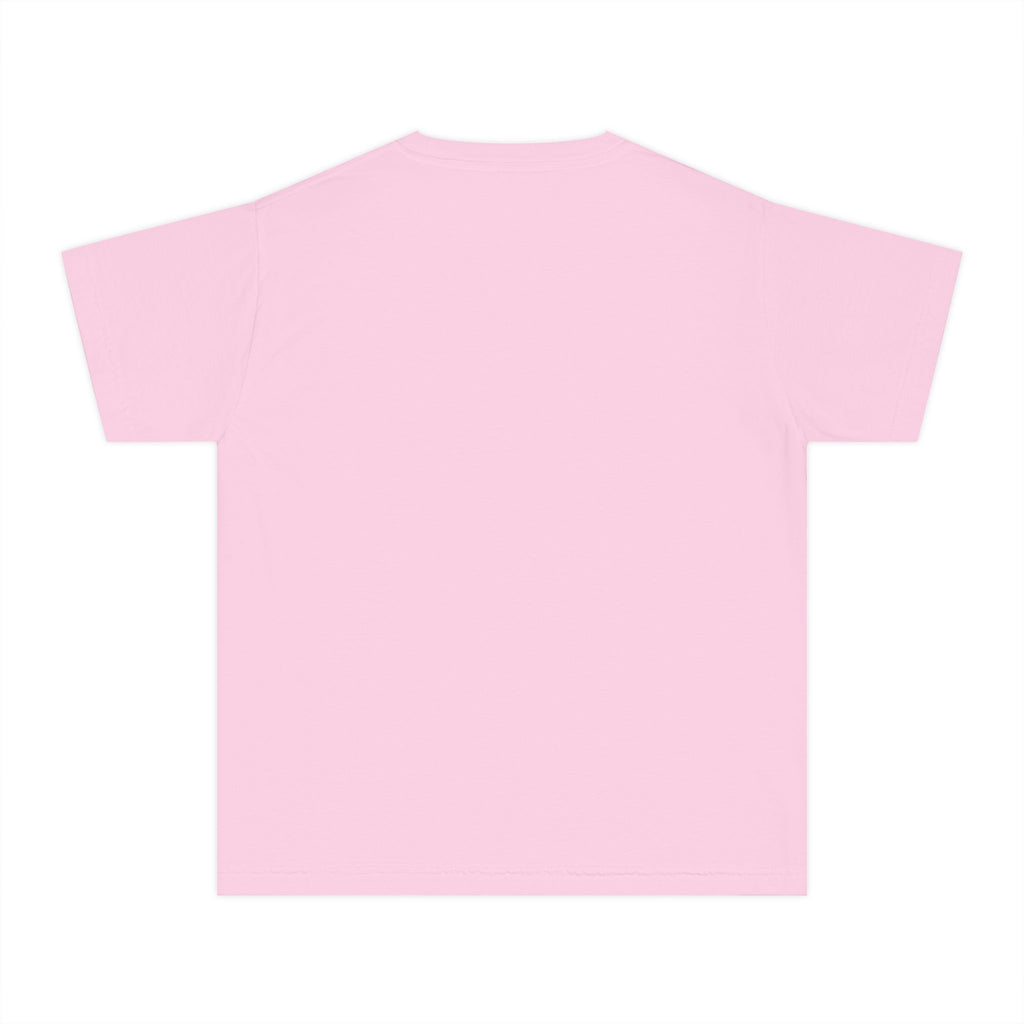 Kids Tee  Cute Bunny Holding "Love" Heart Graphic (Youth Midweight)