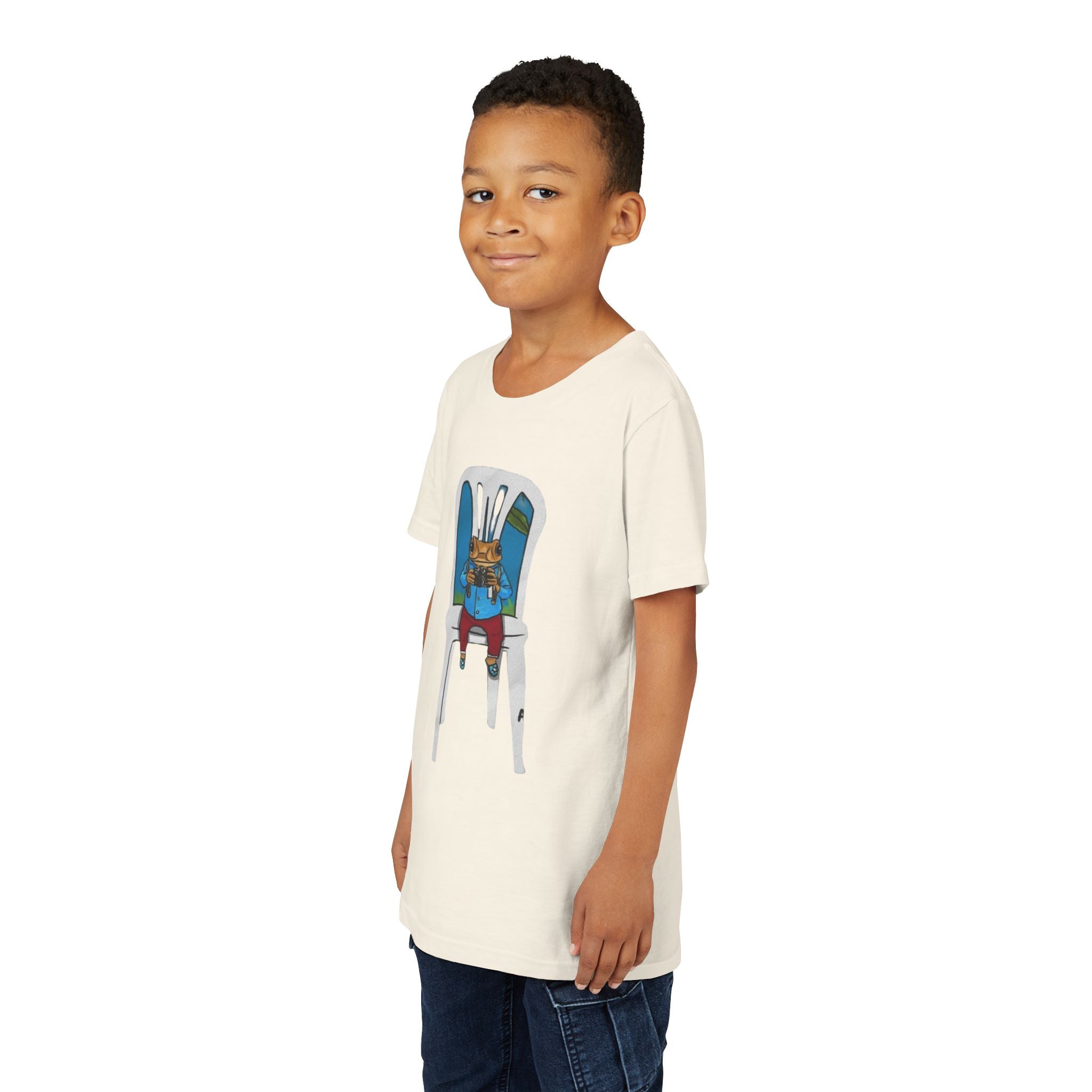 Kids Concho on a High Chair T-Shirt Cute Baby Rabbit Feeding Tee kids PUERTO RICO CHRISTMAS T-SHIRT
