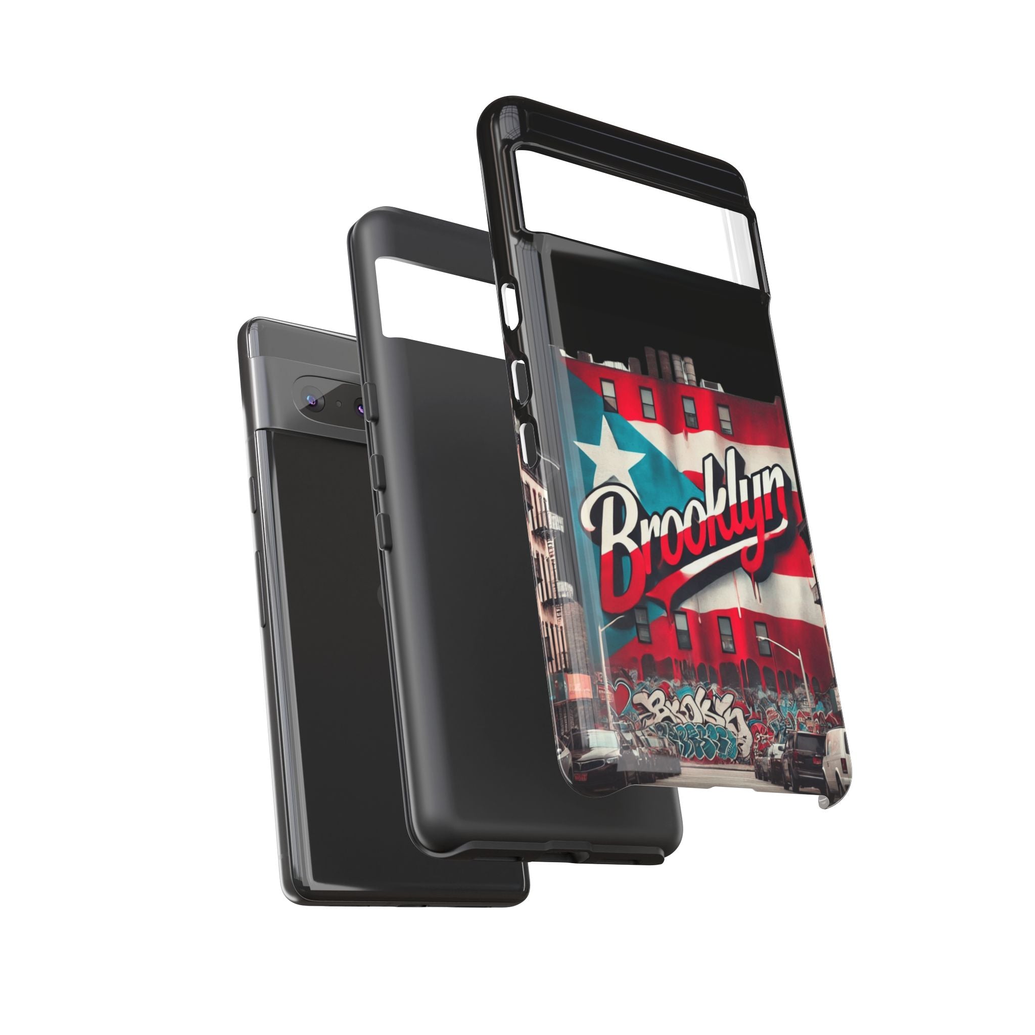 Brooklyn Street Art Phone Case  Urban Graffiti Protective Cover